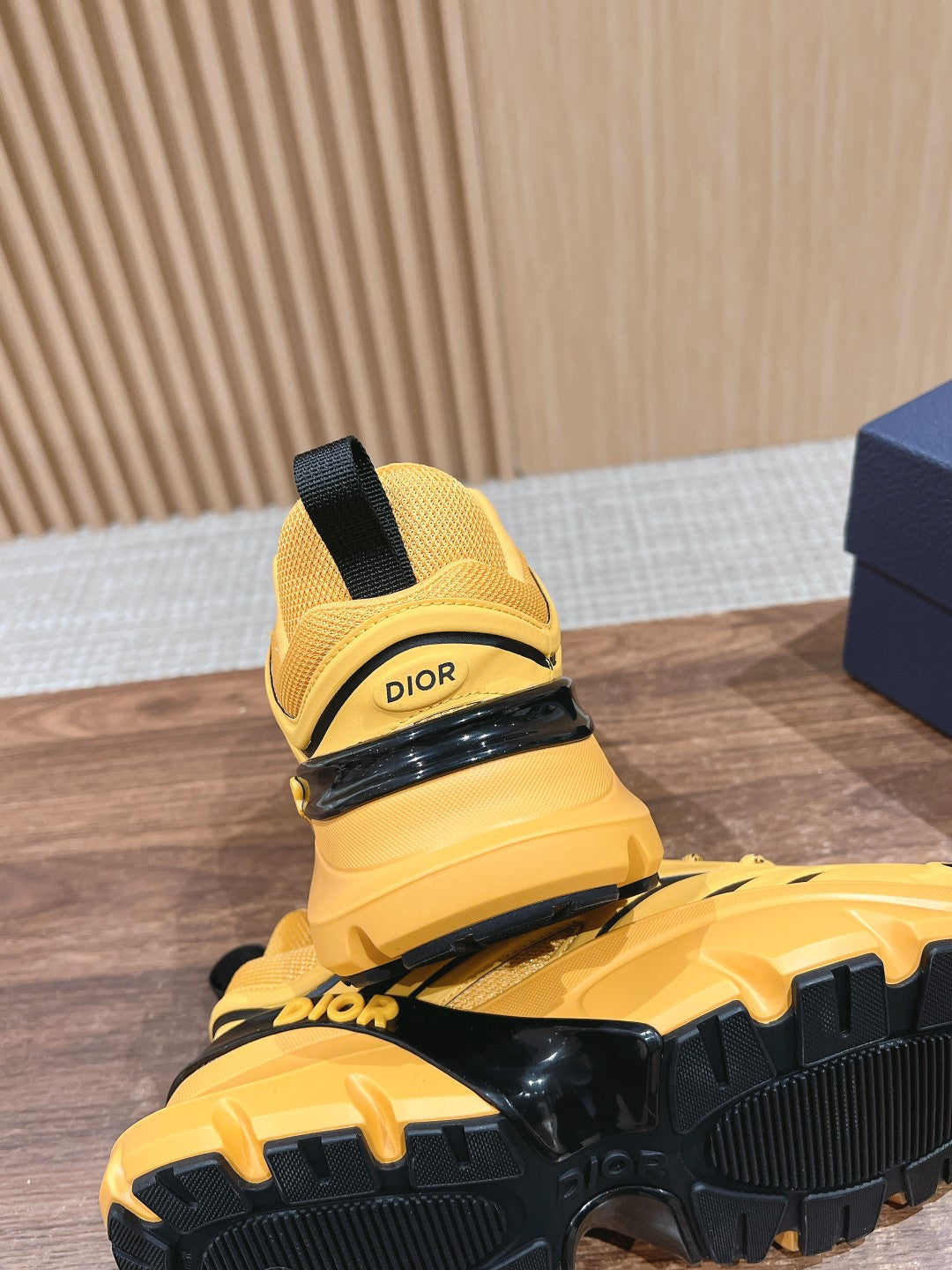 CD B44 Blade Sneaker 30mm Yellow Orange Mesh Fabric 101008