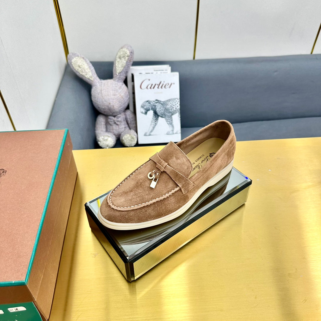LP Summer Charms Walk Loafers French Beige Suede 994494
