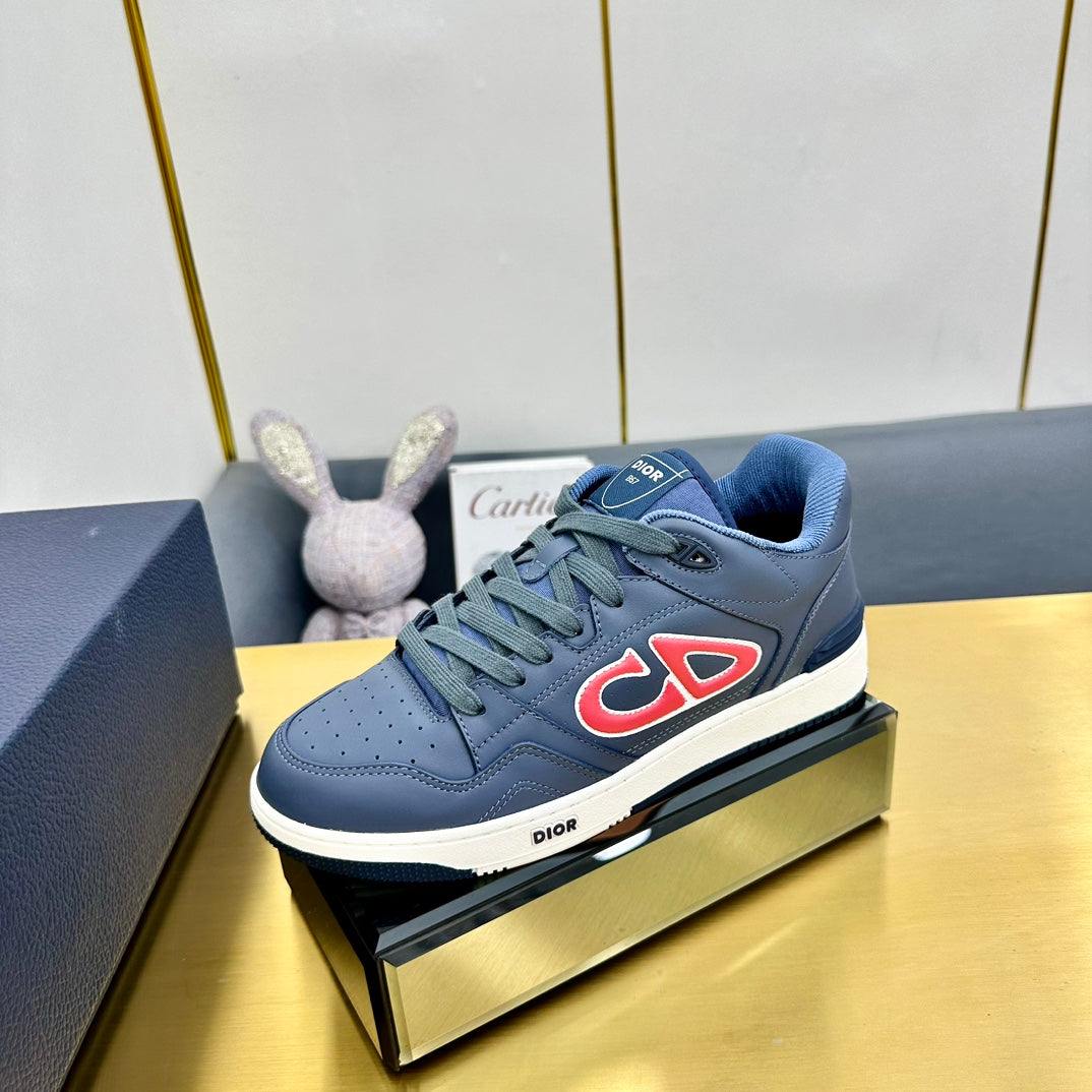 CD B57 Low-Top Sneaker In Charcoal Blue Calfskin 993824