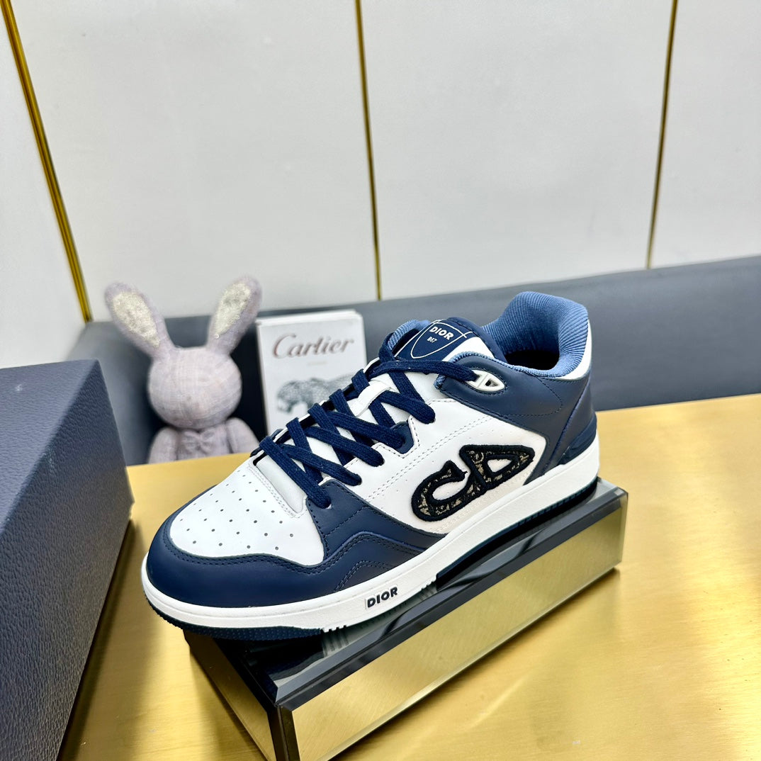 CD B57 Mid-Top Sneaker In Deep Blue Calfskin  993828