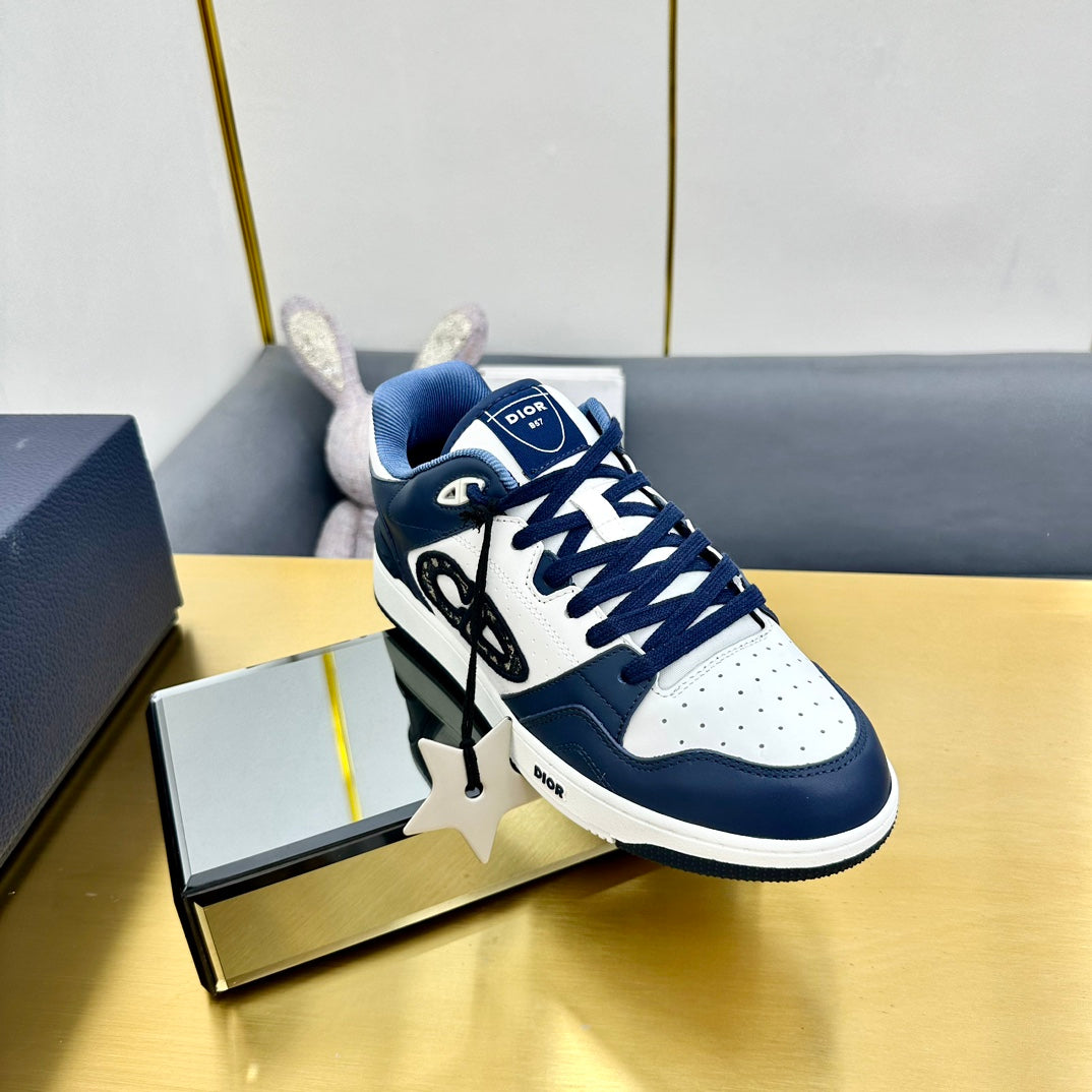 CD B57 Mid-Top Sneaker In Deep Blue Calfskin  993828