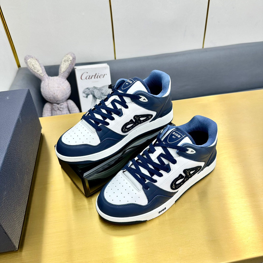 CD B57 Mid-Top Sneaker In Deep Blue Calfskin  993828