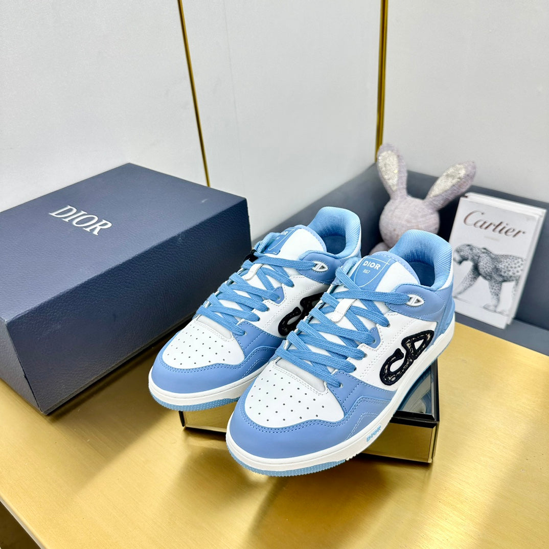 CD B57 Mid-Top Sneaker In Could Blue Calfskin  993845