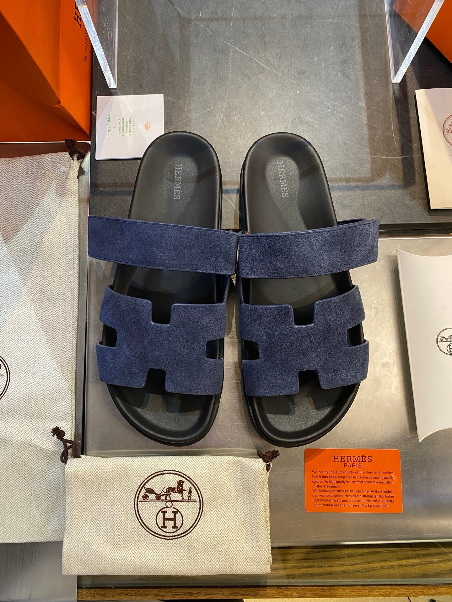 HM Men's Chypre Slide Suede 555844