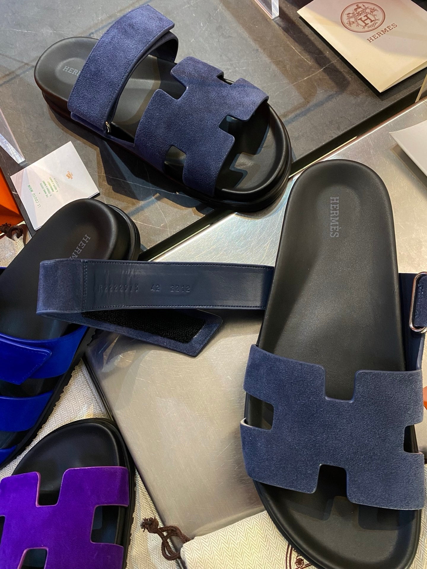 HM Men's Chypre Slide Suede 555844