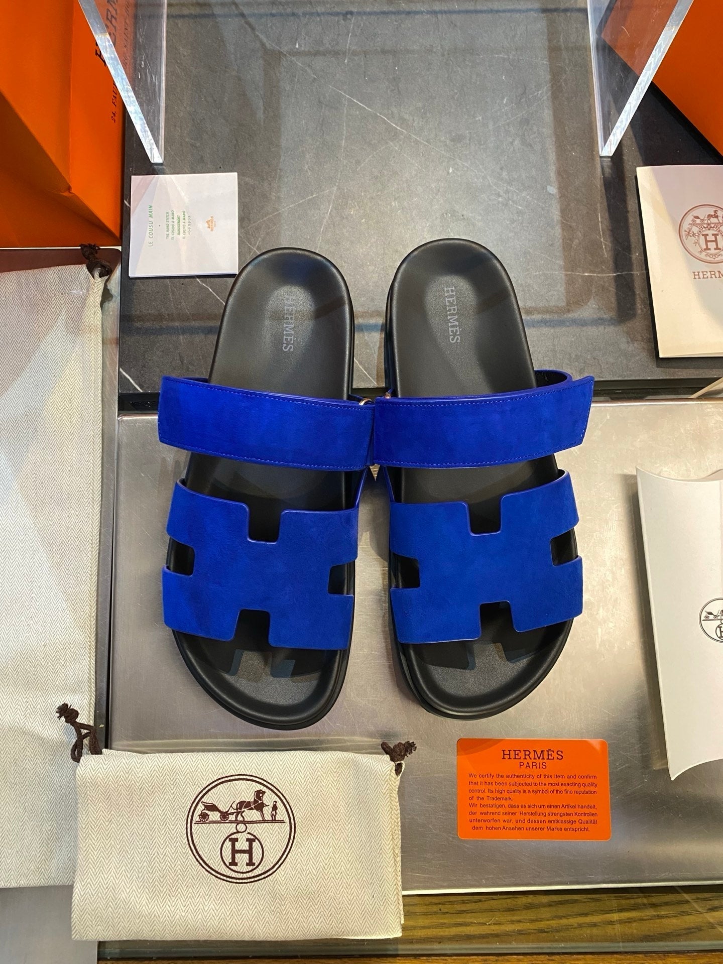 HM Men's Chypre Slide Suede 555844