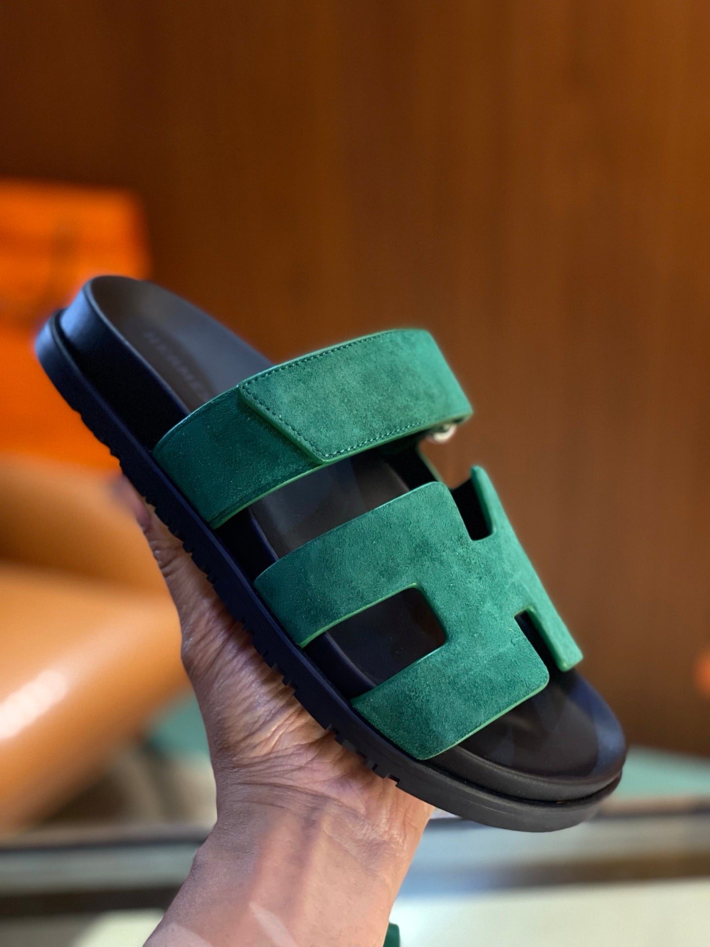 HM Men's Chypre Slide Suede 555849