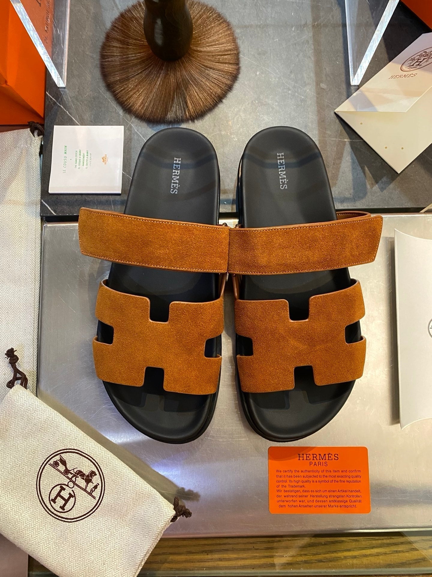 HM Men's Chypre Slide Suede 555849