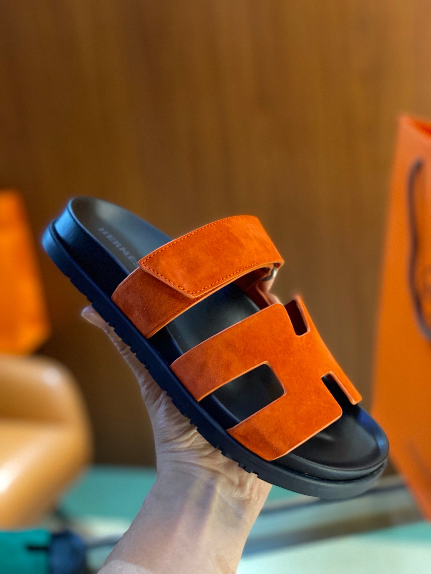 HM Men's Chypre Slide Suede 555849