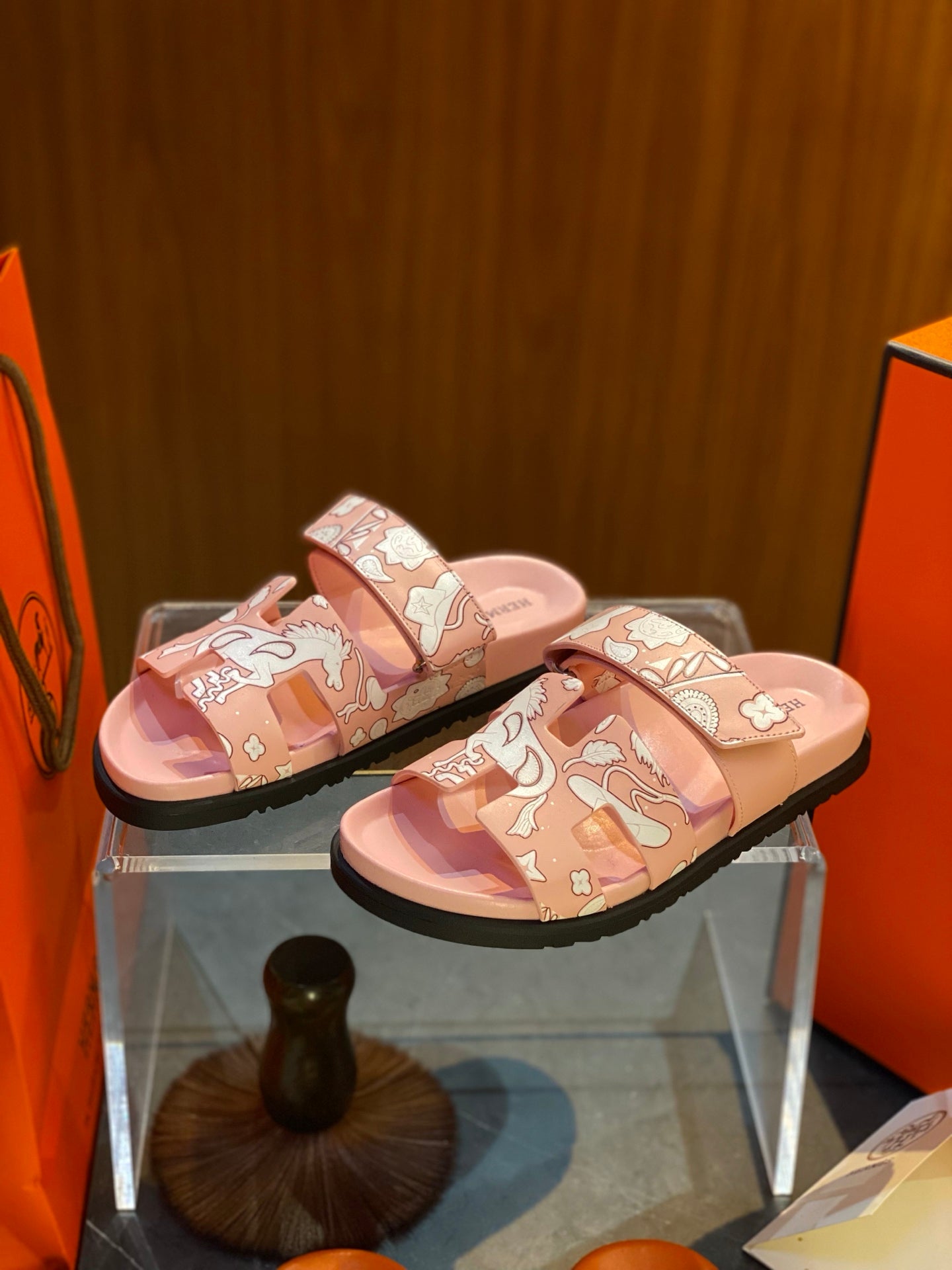 HM Men's Chypre Slide Calfskin 555852