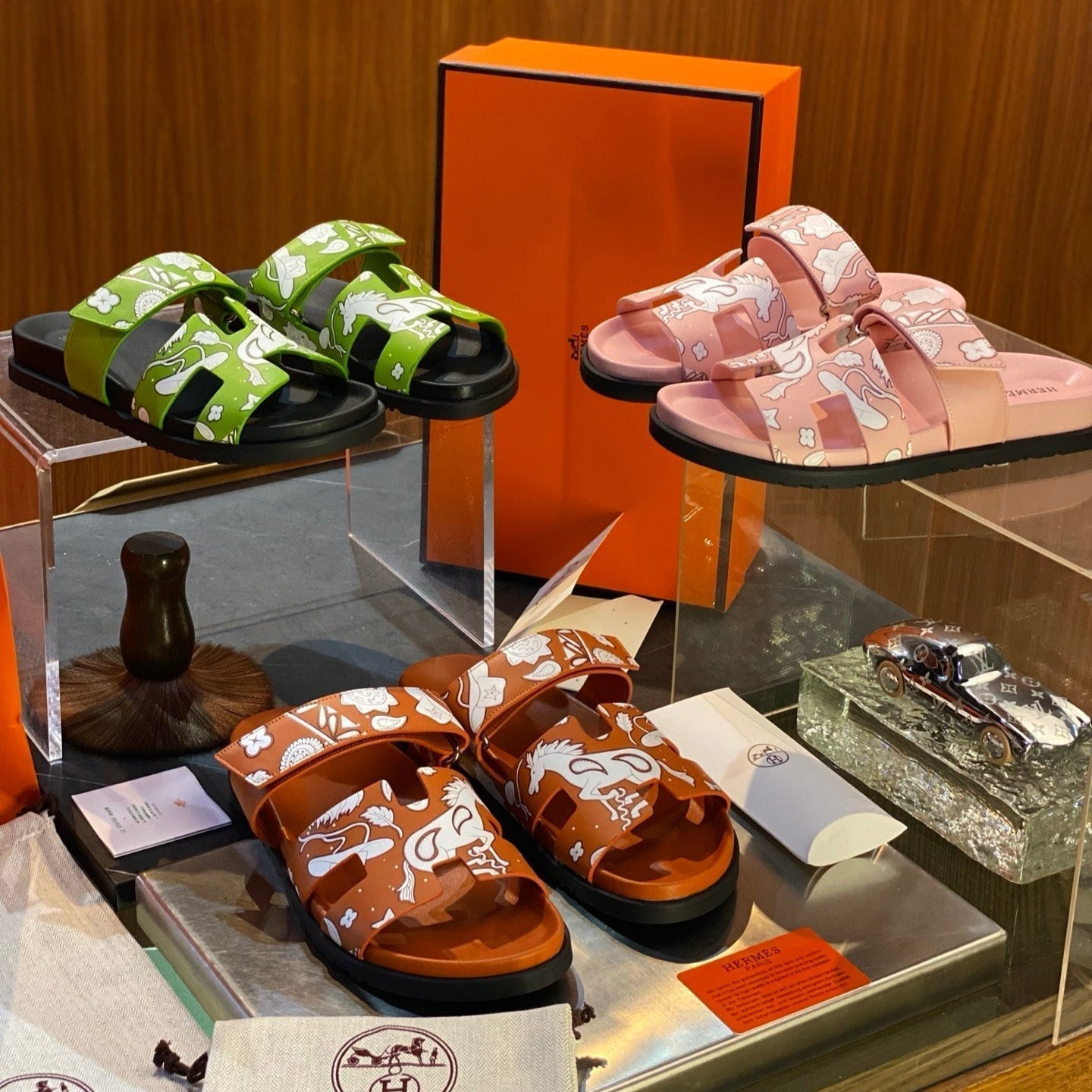 HM Men's Chypre Slide Calfskin 555852