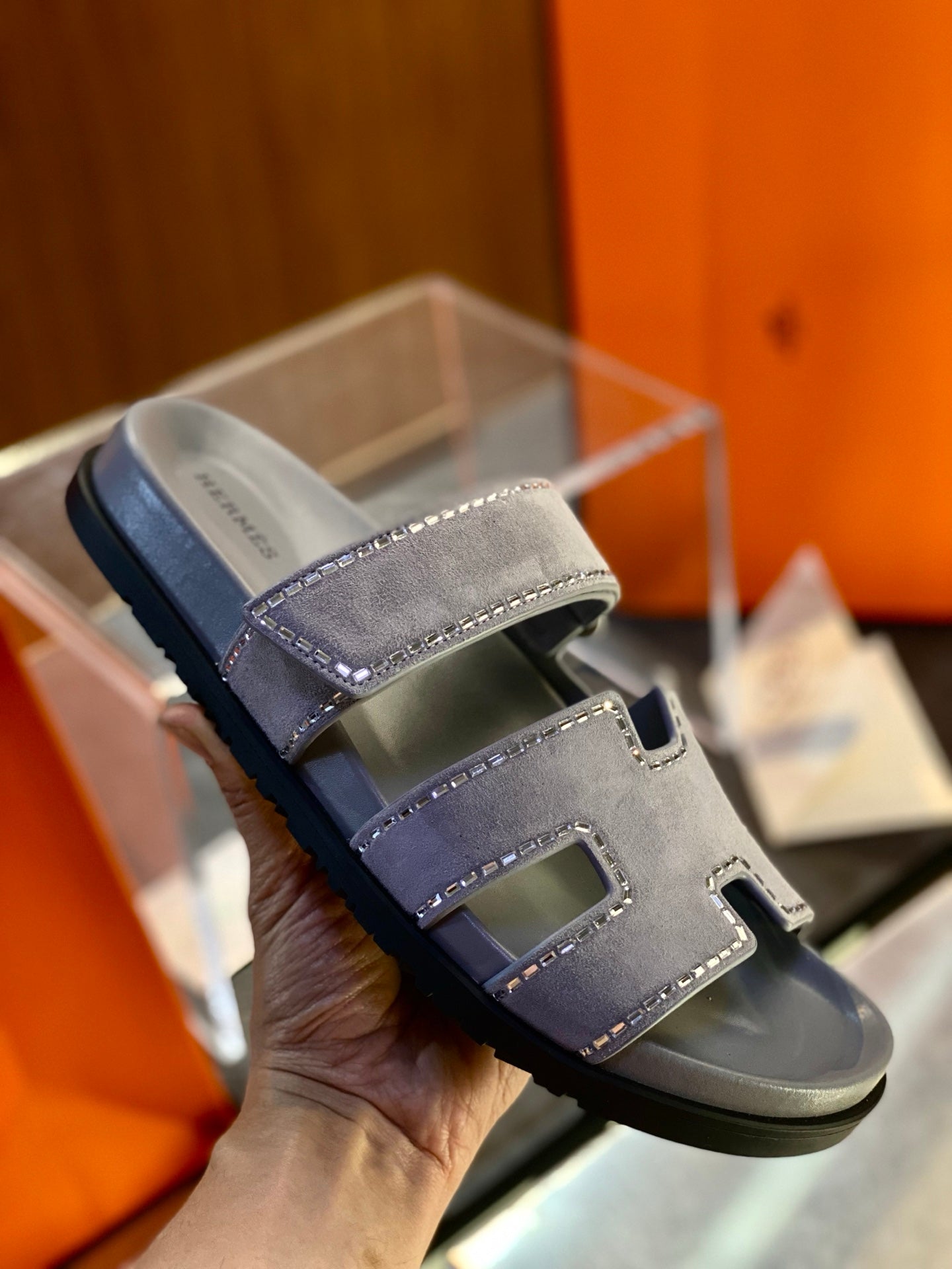 HM Men's Chypre Slide Suede 555872