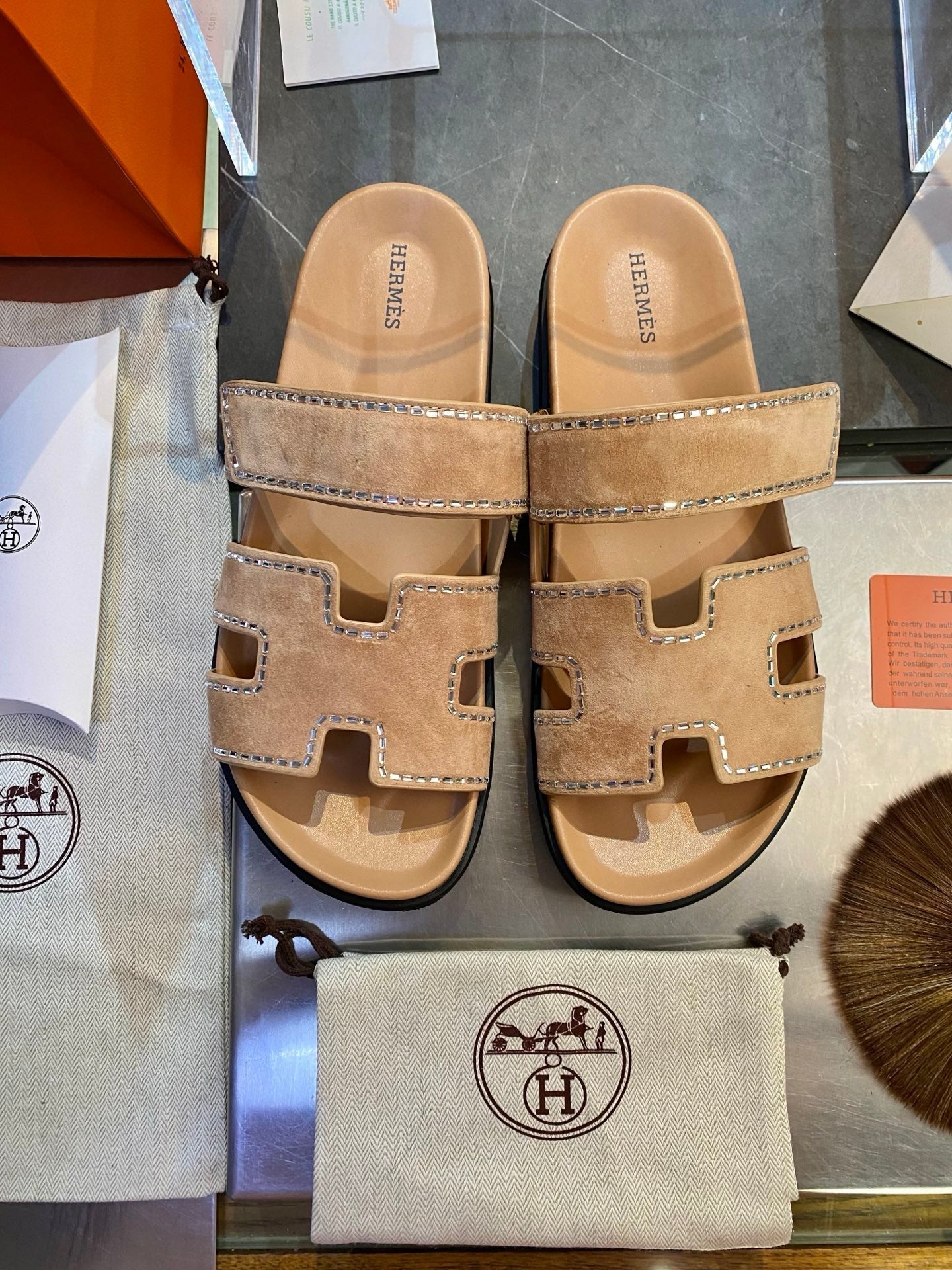 HM Men's Chypre Slide Suede 555872