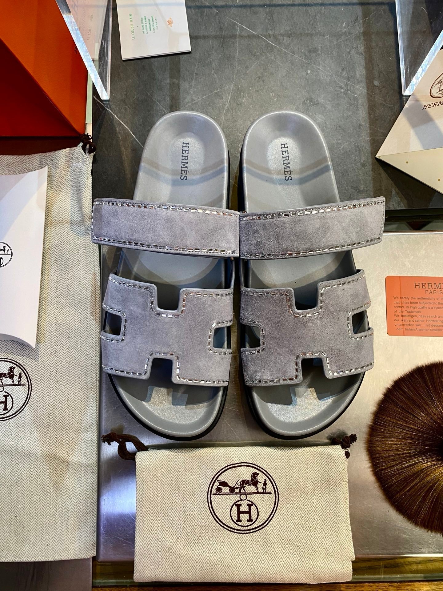 HM Men's Chypre Slide Suede 555872