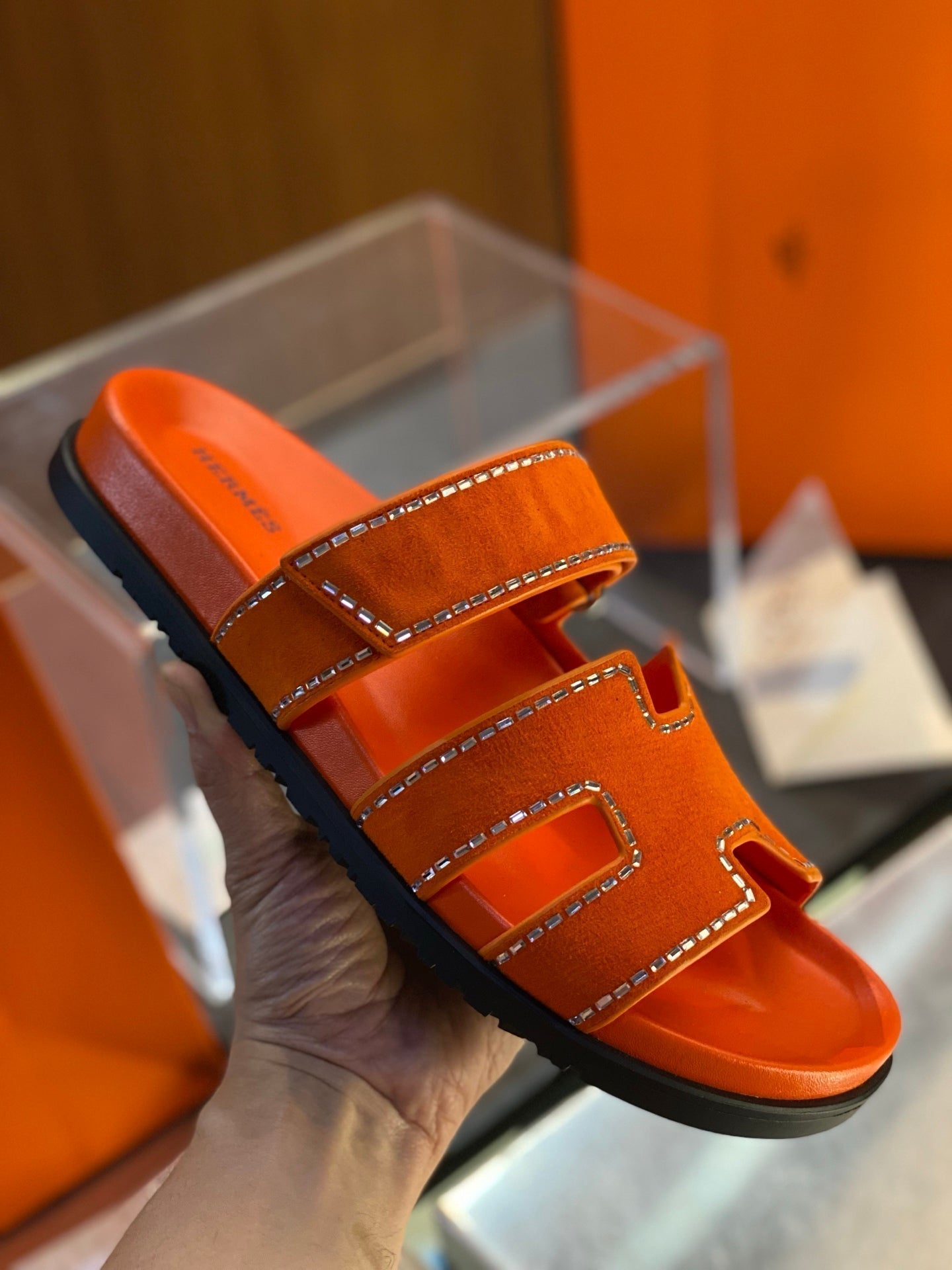 HM Men's Chypre Slide Suede 555873