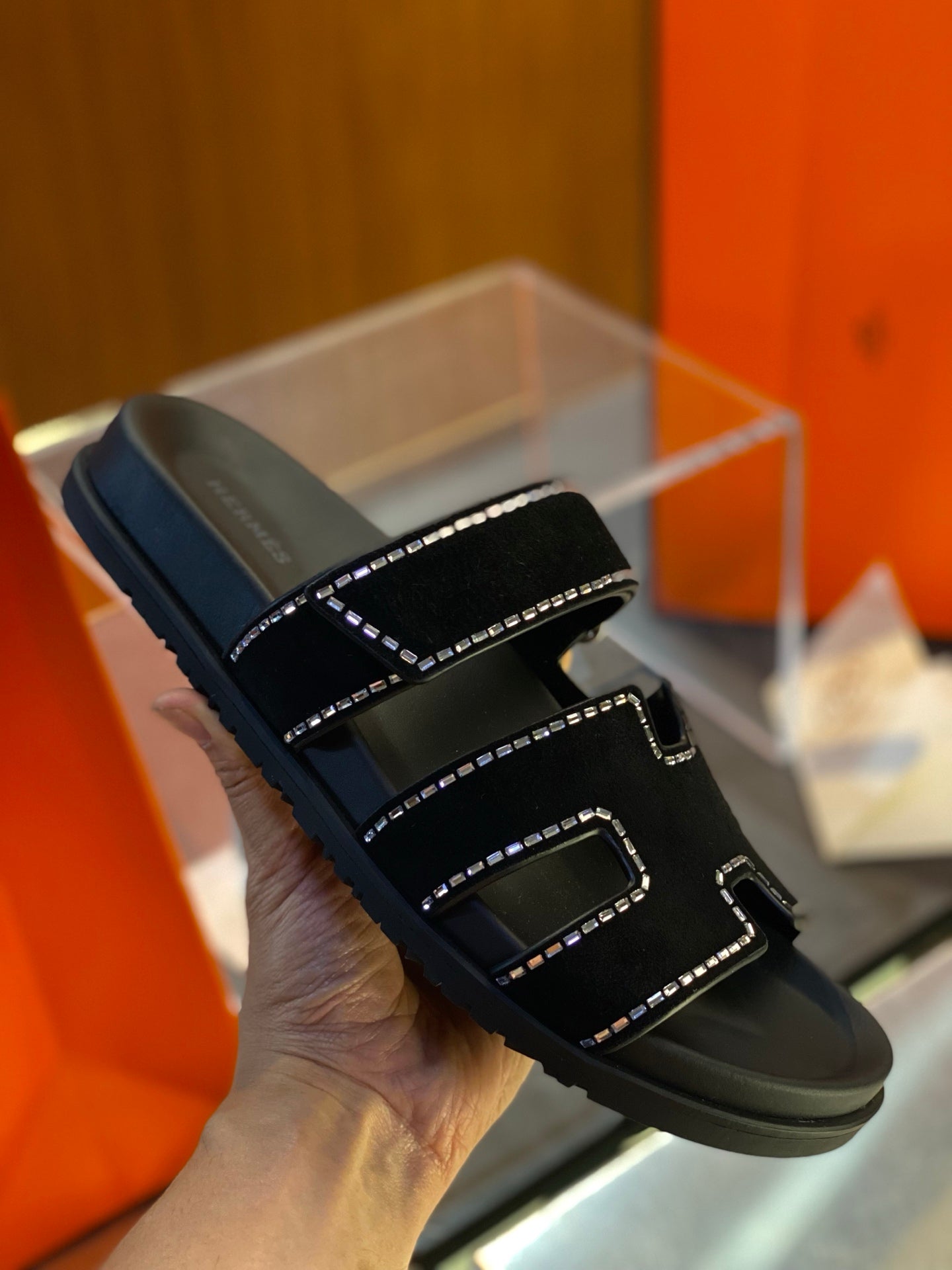 HM Men's Chypre Slide Suede 555873