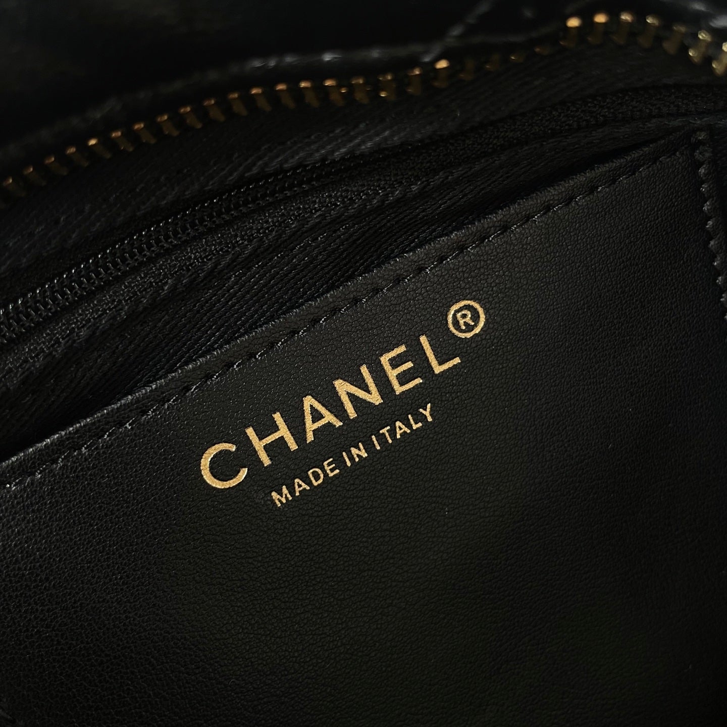 CC 25K Bow Bag 38cm Black Calfskin