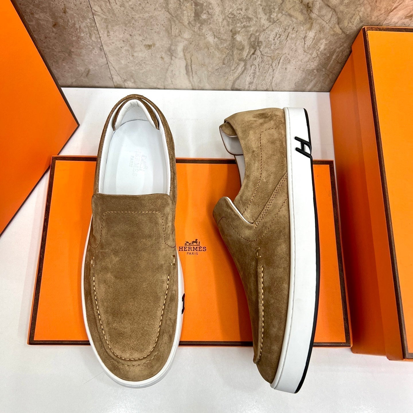 HM 25 Men's Kiddy Slip-on Shoe Dijon Cowhide 545622