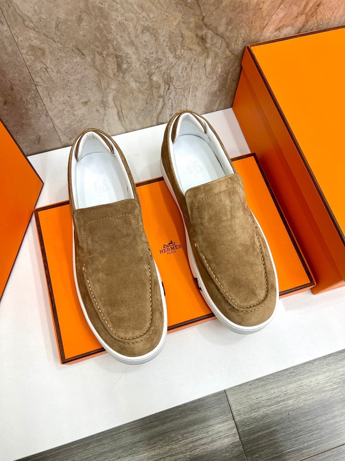 HM 25 Men's Kiddy Slip-on Shoe Dijon Cowhide 545622