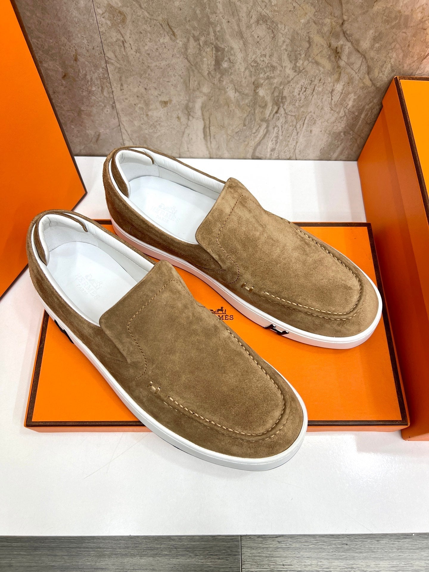 HM 25 Men's Kiddy Slip-on Shoe Dijon Cowhide 545622