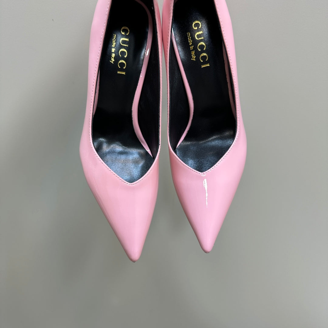 GG 105 HIGH HEEL PUMP LIGHT PINK LAMBSKIN