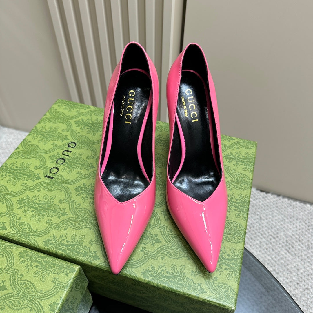 GG 105 HIGH HEEL PUMP FUSCIA LAMBSKIN