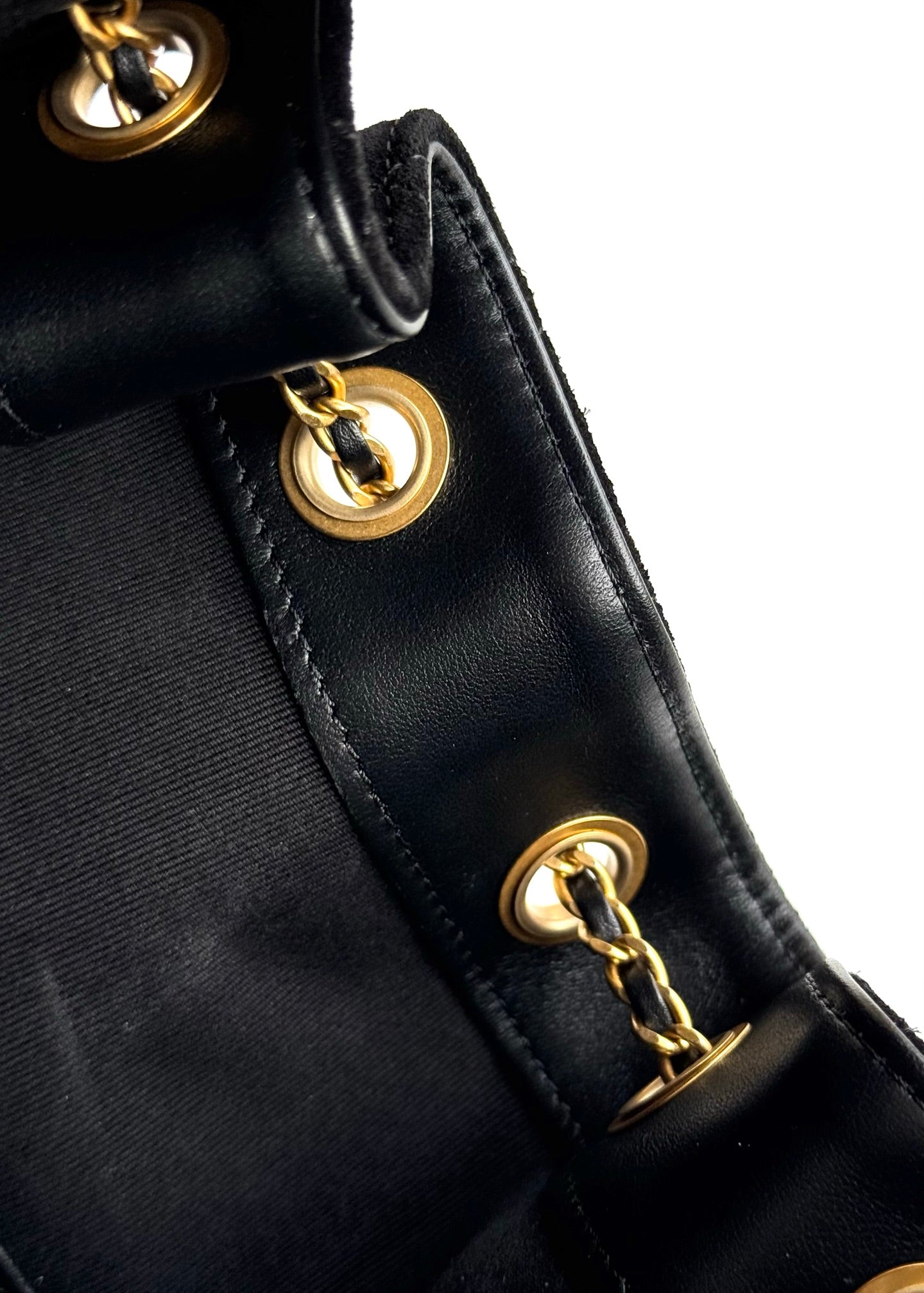 CC 25C Hobo Bag 30cm Black Suede