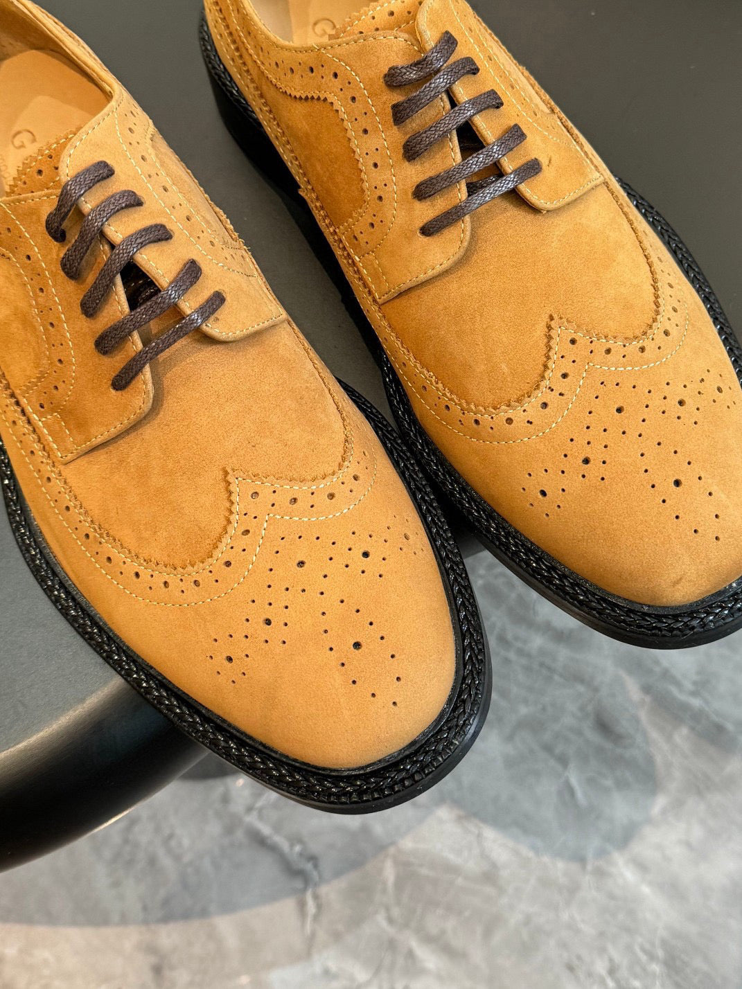 GG Men's Dress Shoe Light Brown Suede 559325
