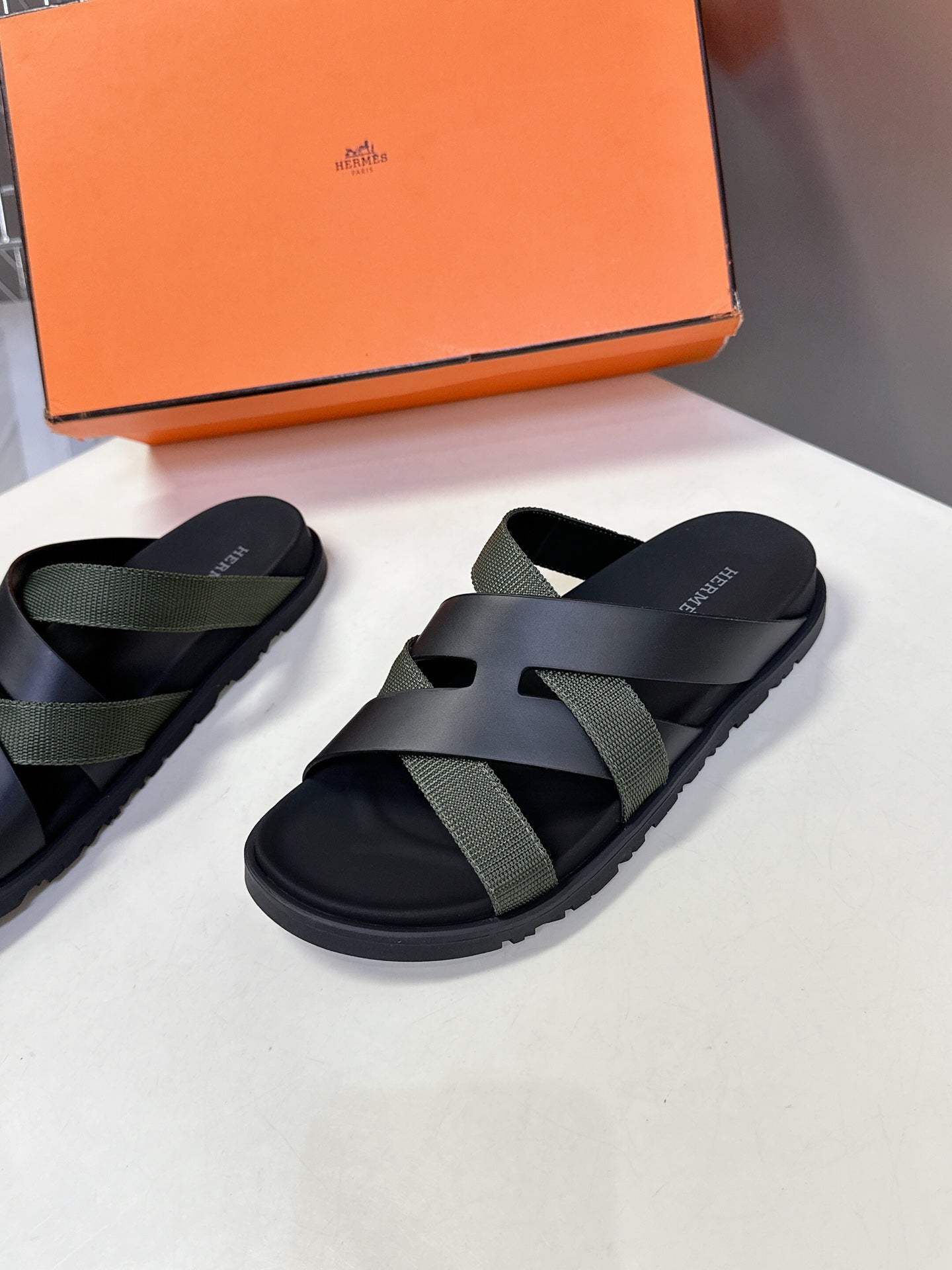 HM Kazimir Sandal Sheepskin and Fabric 252672