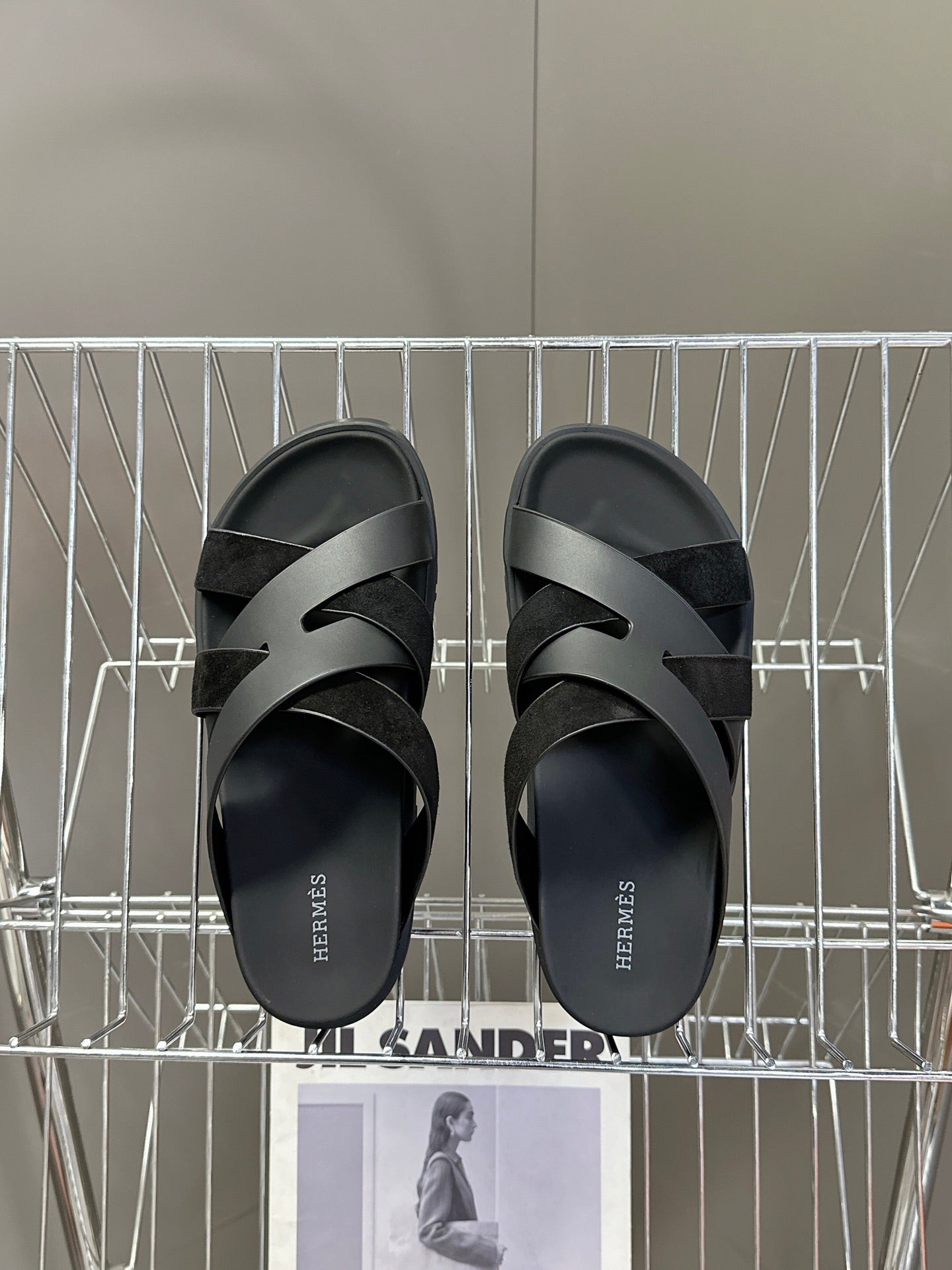 HM Kazimir Sandal Sheepskin and Suede 252676