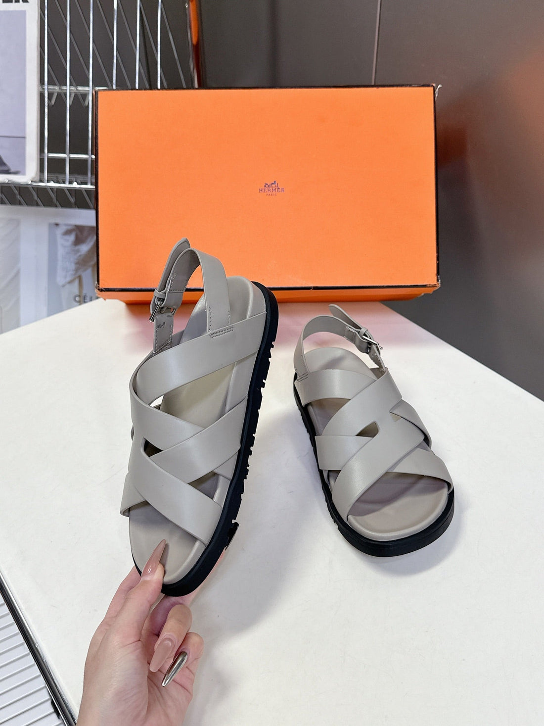 HM  Sandal Sheepskin and TPU 252679