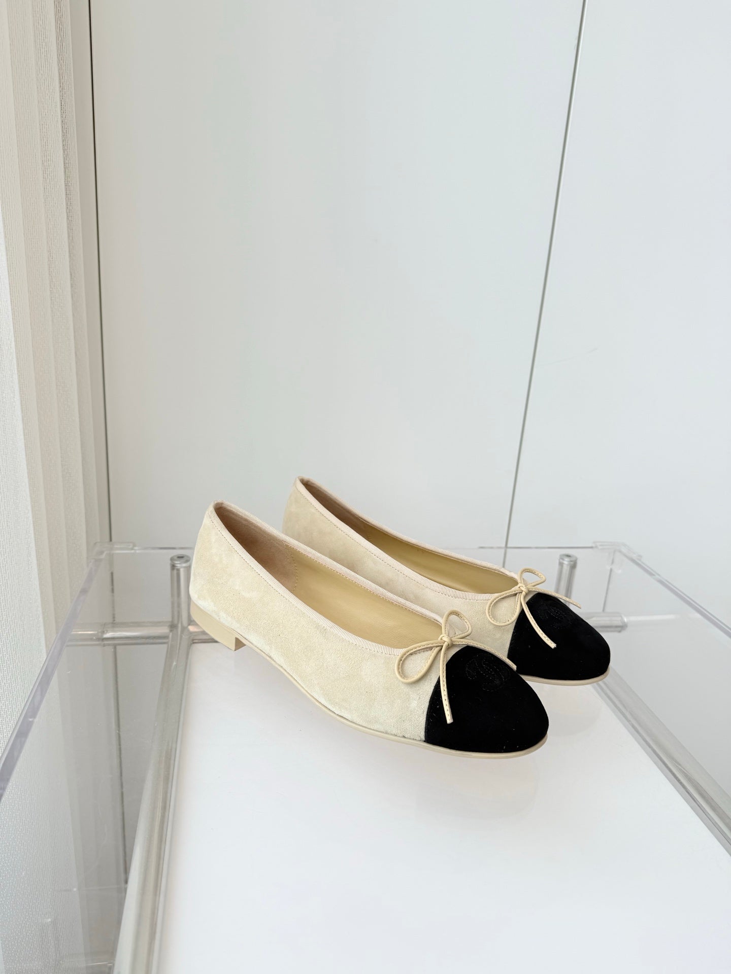 CC Ballet Flat Yellow Pastel Suede 238762