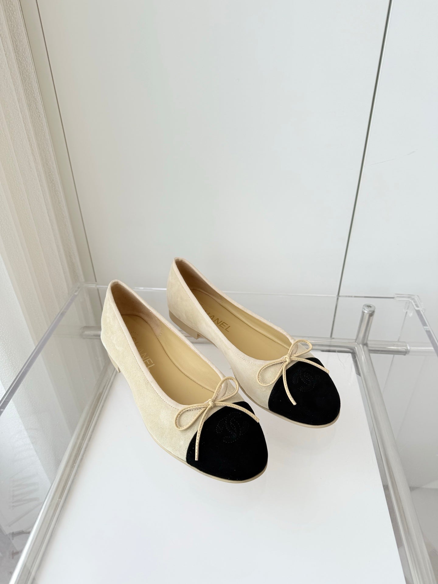 CC Ballet Flat Yellow Pastel Suede 238762