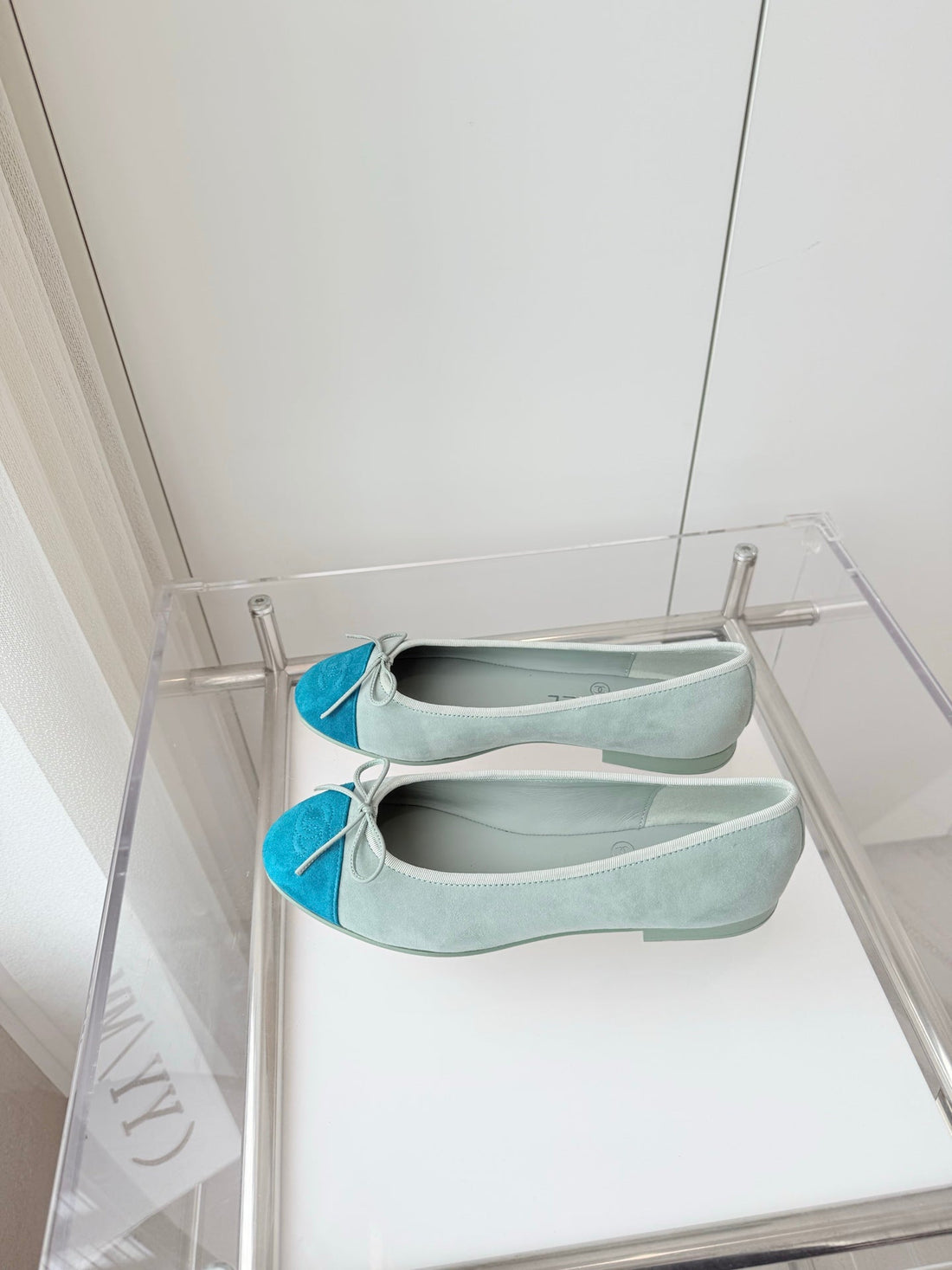 CC Ballet Flat Baby Blue Suede 238761