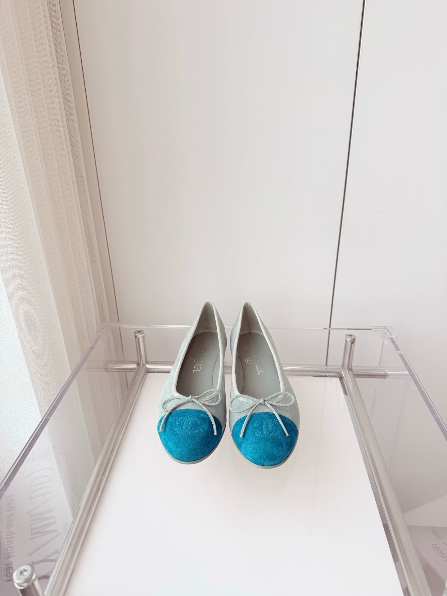 CC Ballet Flat Baby Blue Suede 238761