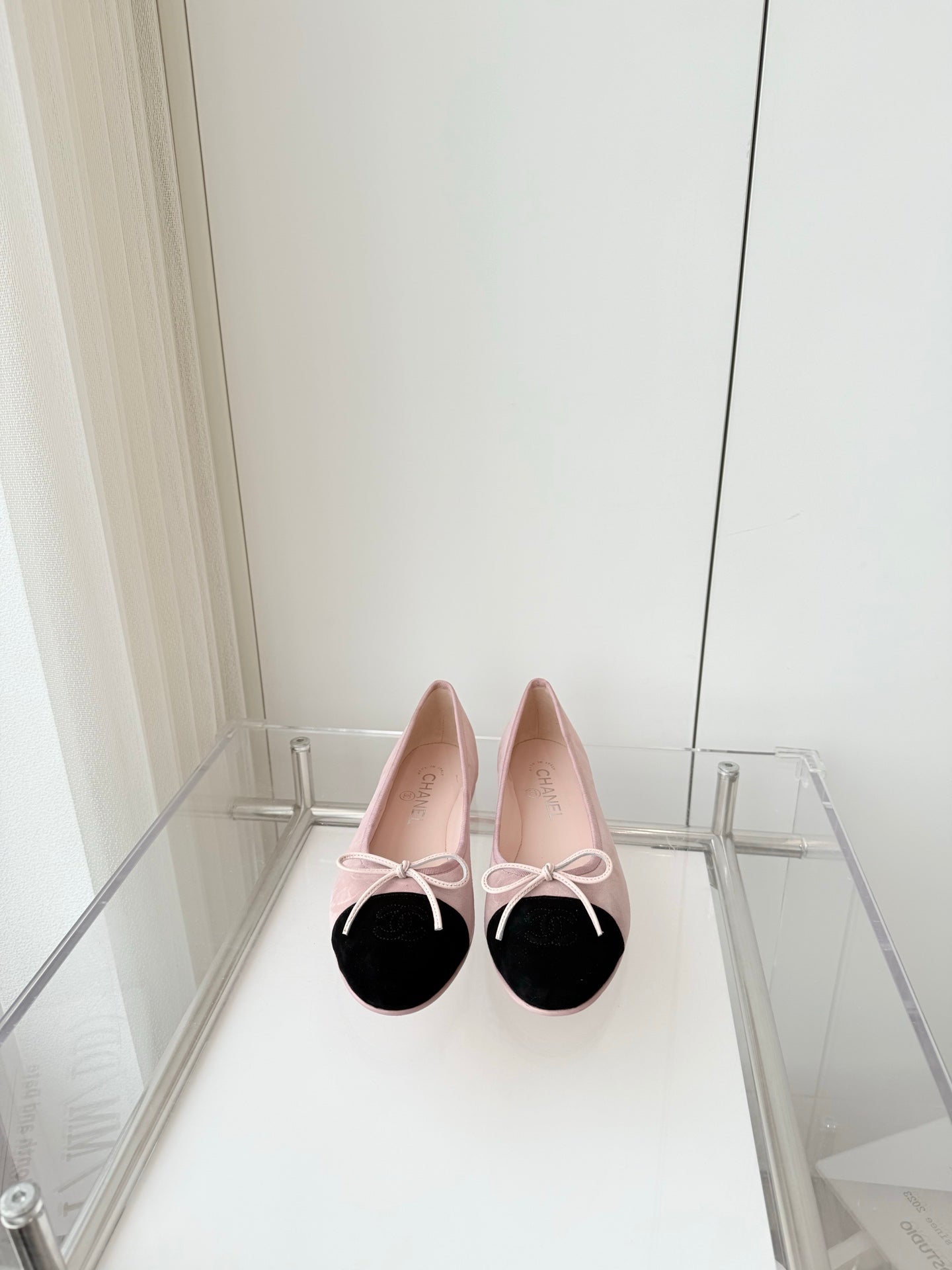 CC Ballet Flat Pink Pastel Suede 238763