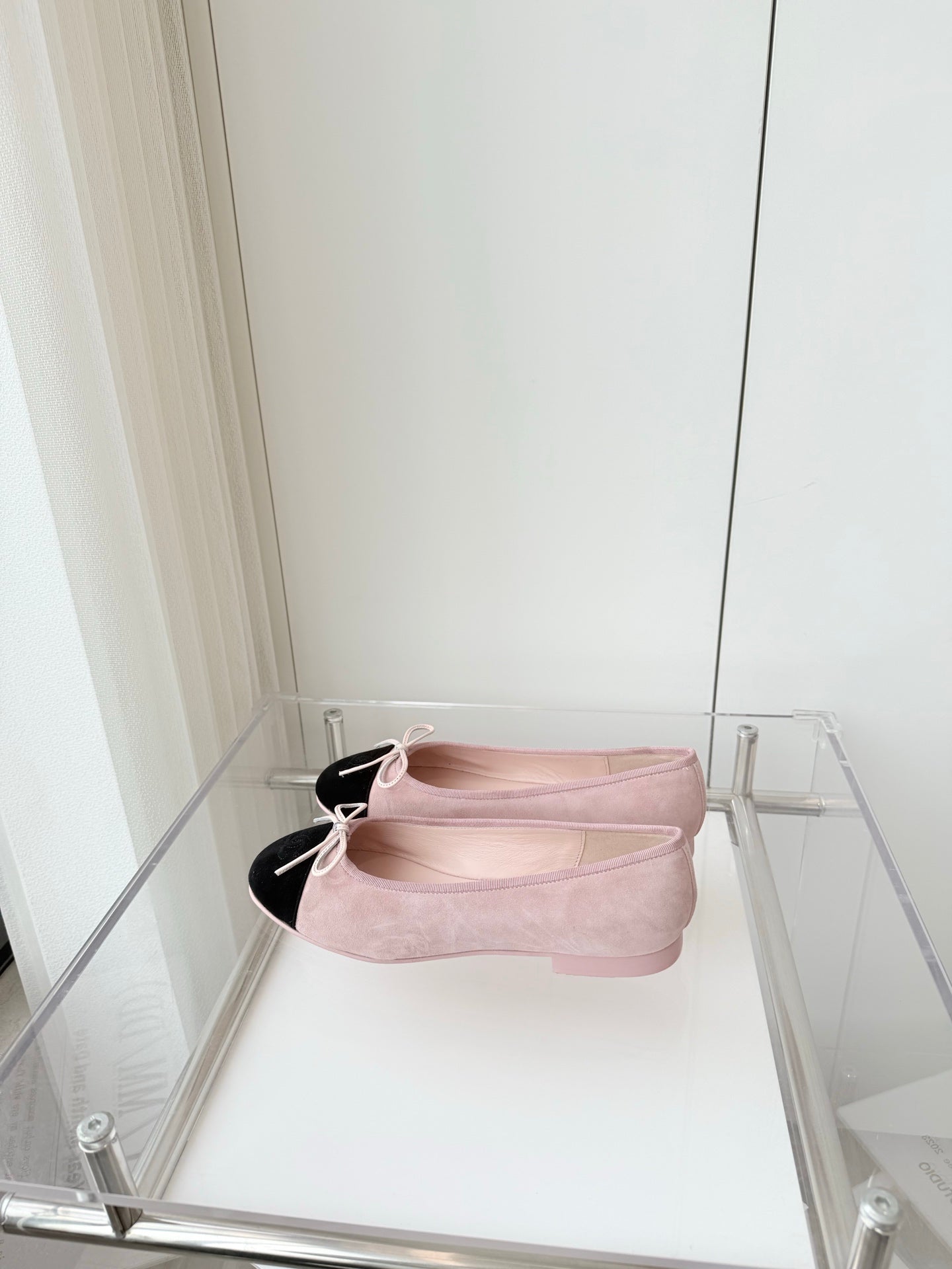 CC Ballet Flat Pink Pastel Suede 238763