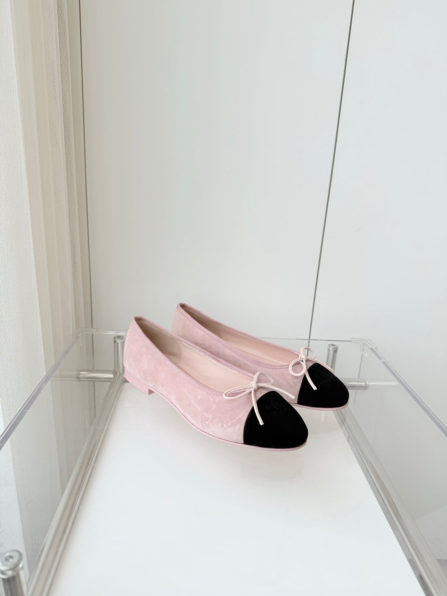 CC Ballet Flat Pink Pastel Suede 238763