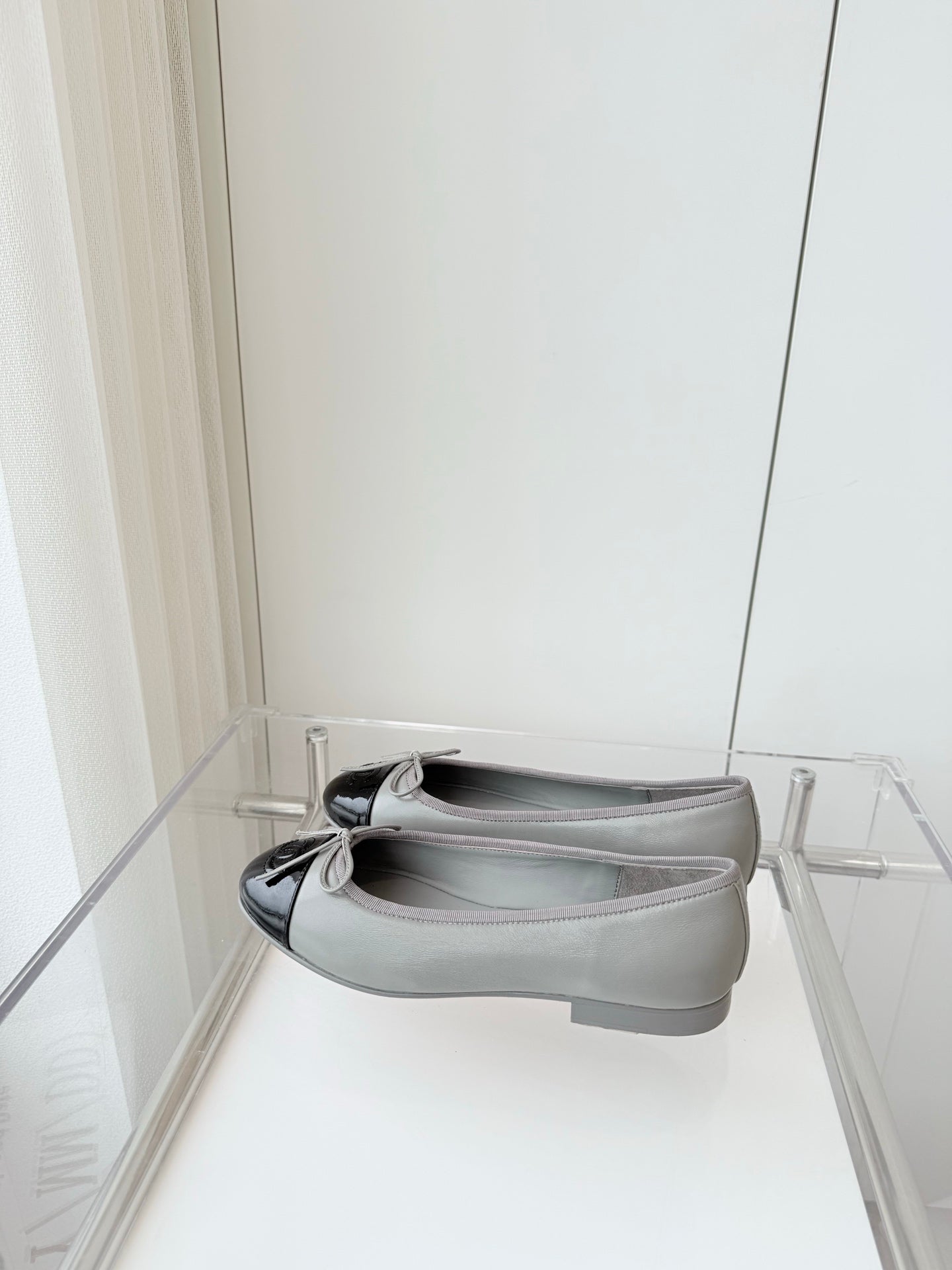 CC Ballet Flat Gray Leather 238768