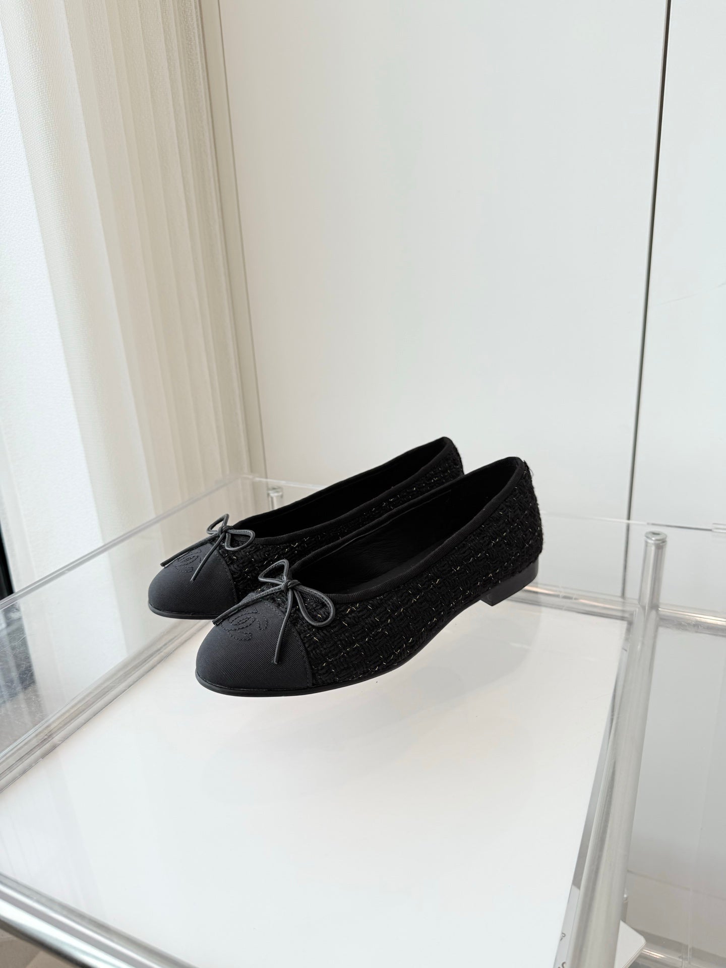 CC Ballet Flat Black Tweed 238778