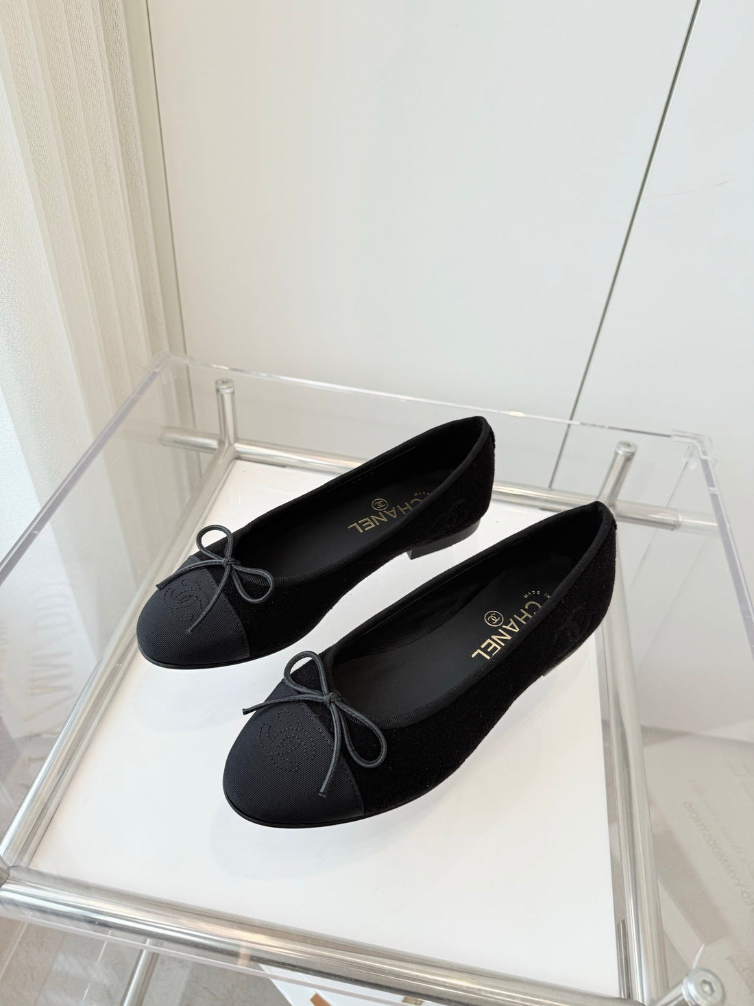 CC Ballet Flat Black Fabric 238774
