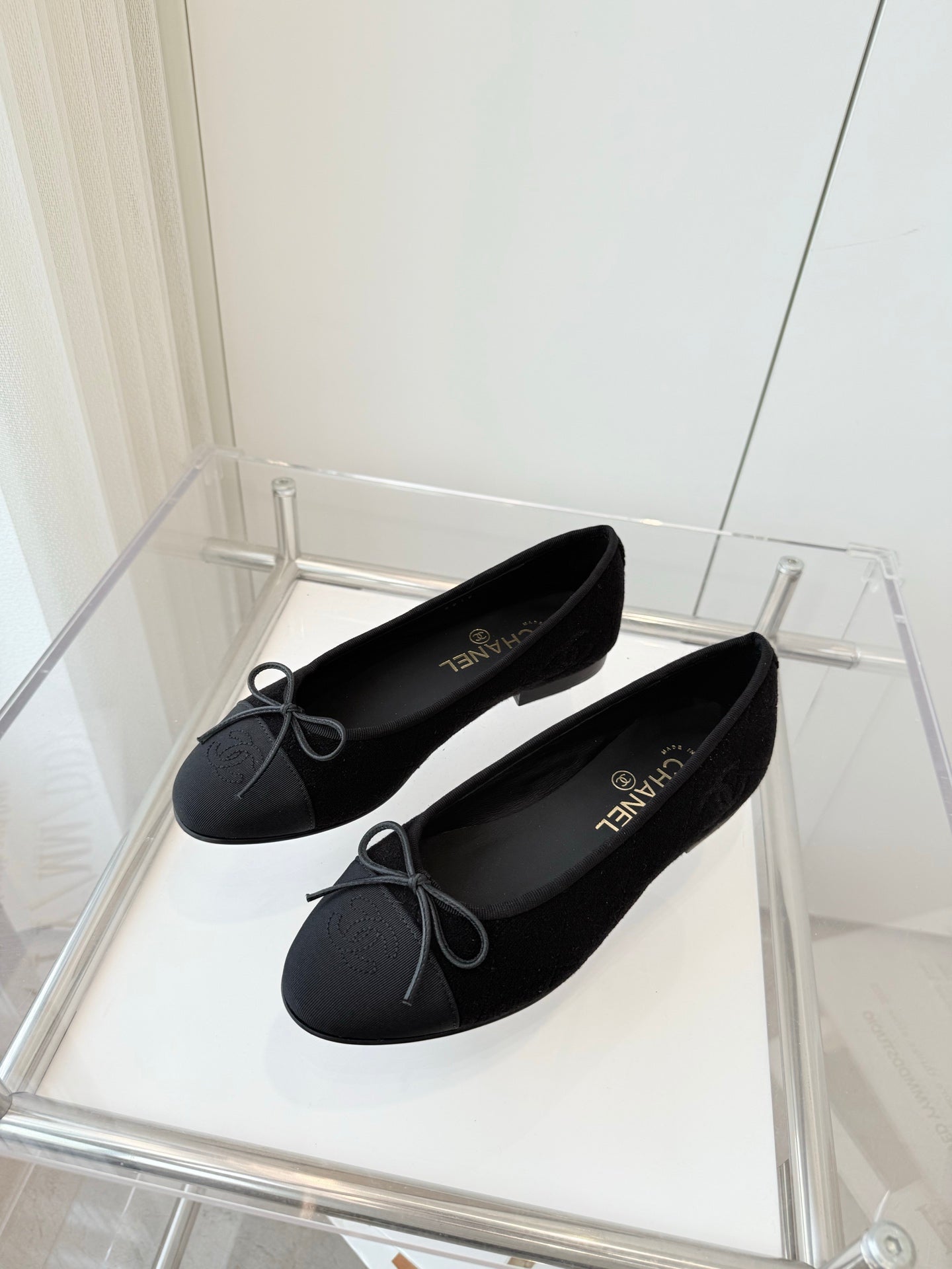 CC Ballet Flat Black Fabric 238774