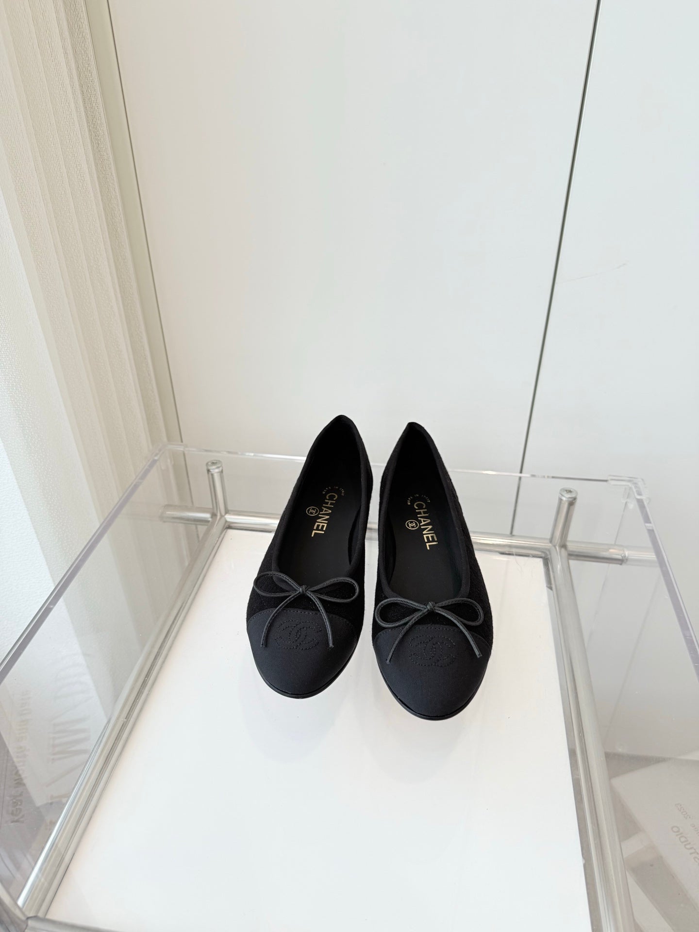 CC Ballet Flat Black Fabric 238774