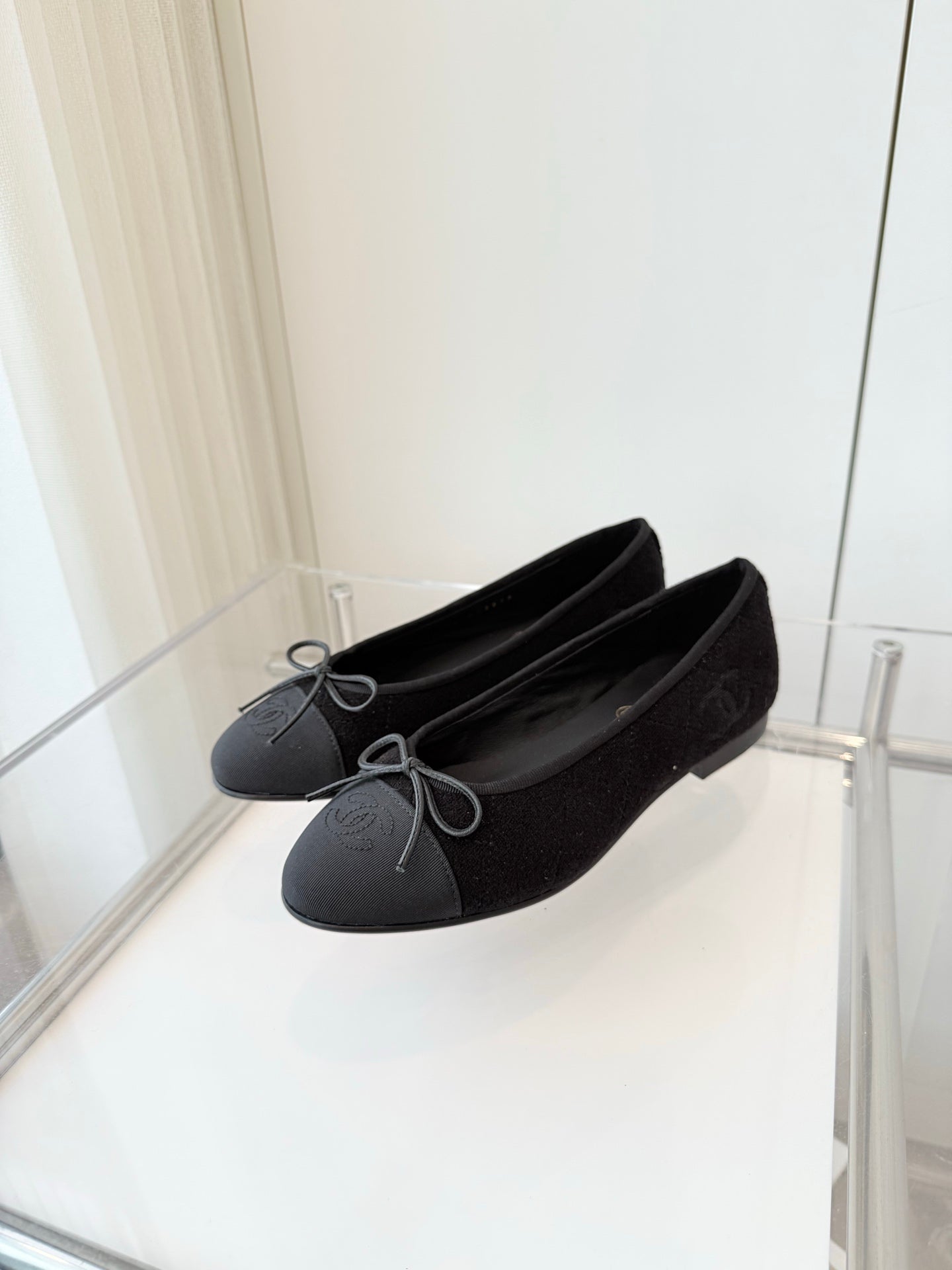 CC Ballet Flat Black Fabric 238774