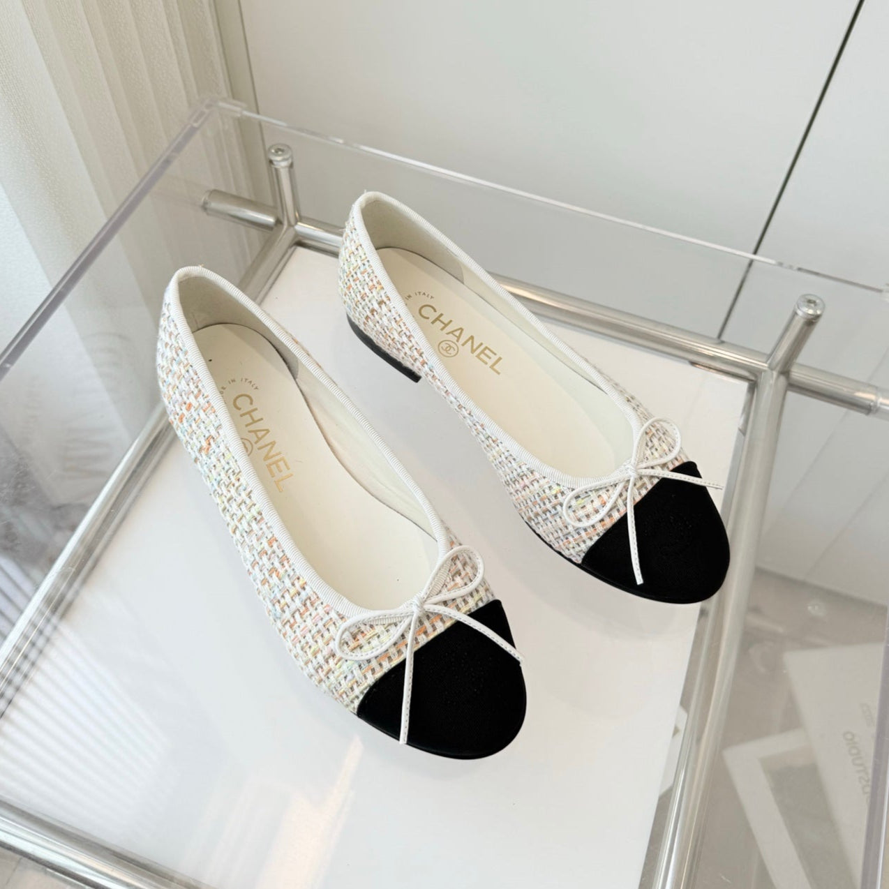 CC Ballet Flat Beige mix Multicolor Fabric 238775