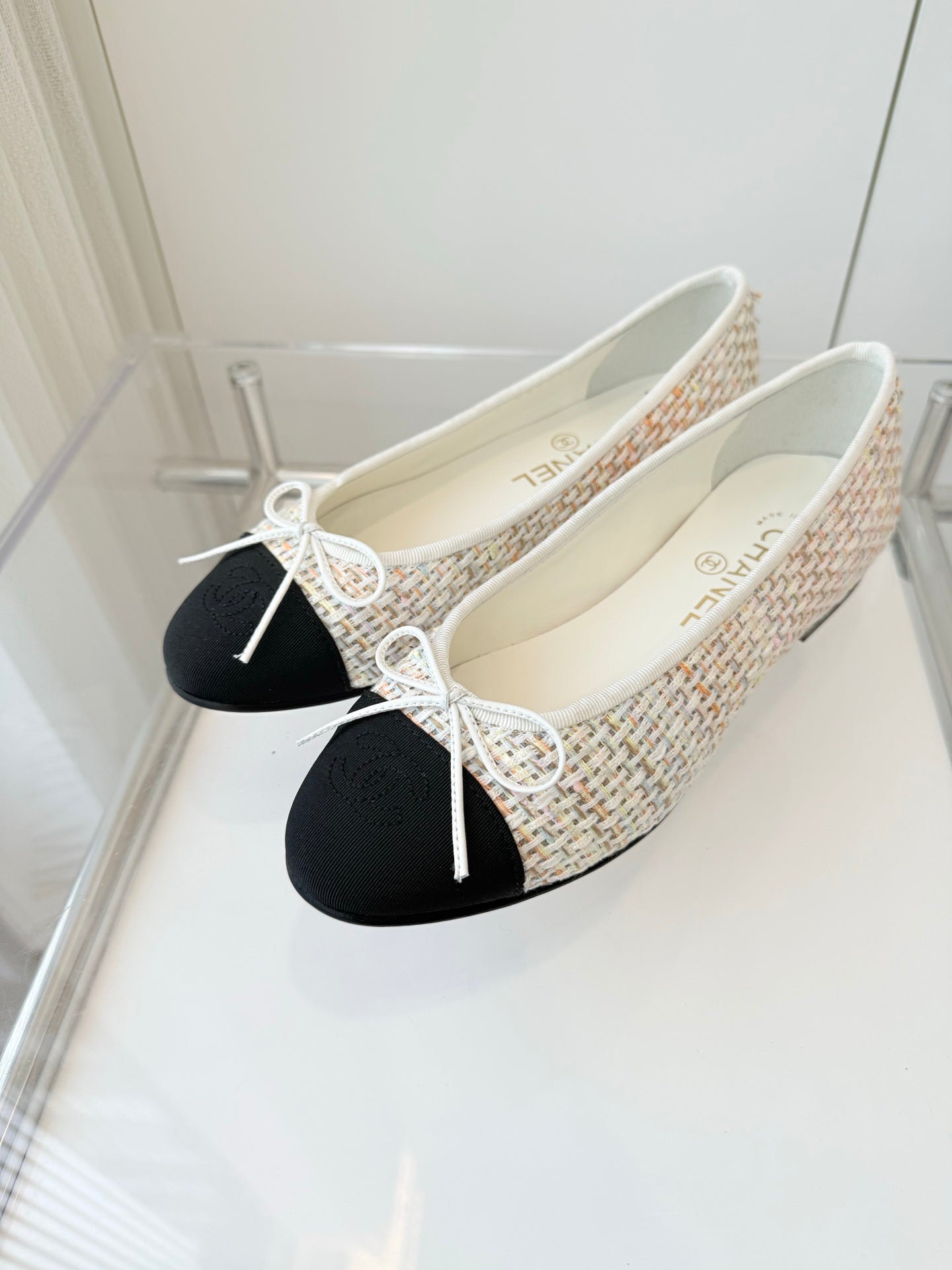 CC Ballet Flat Beige mix Multicolor Fabric 238775