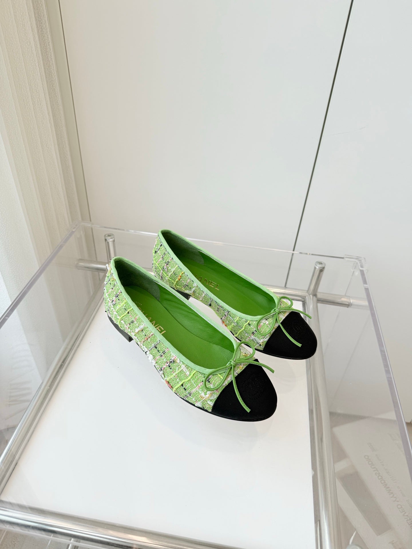 CC Ballet Flat Green Fabric 238777