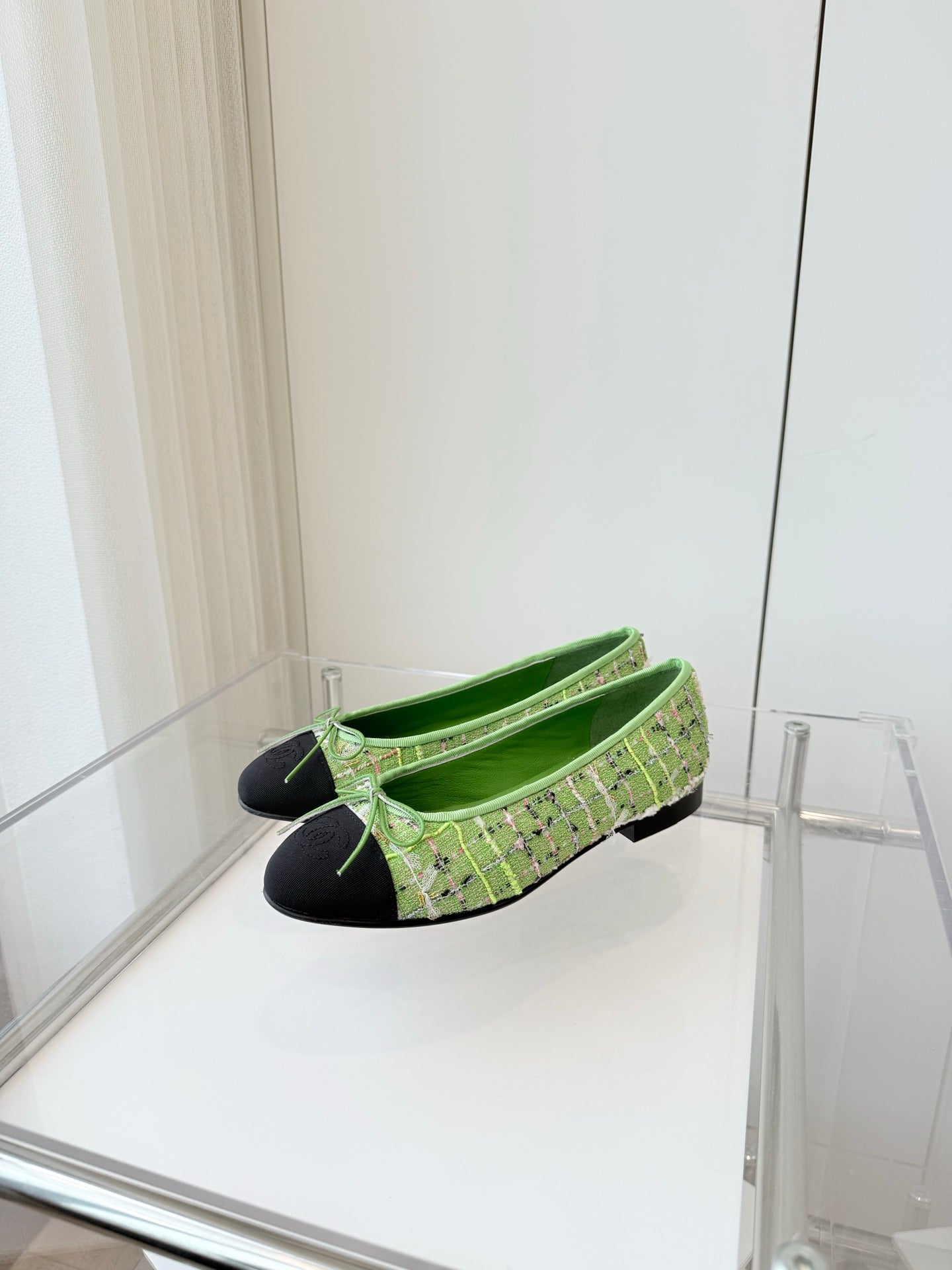 CC Ballet Flat Green Fabric 238777