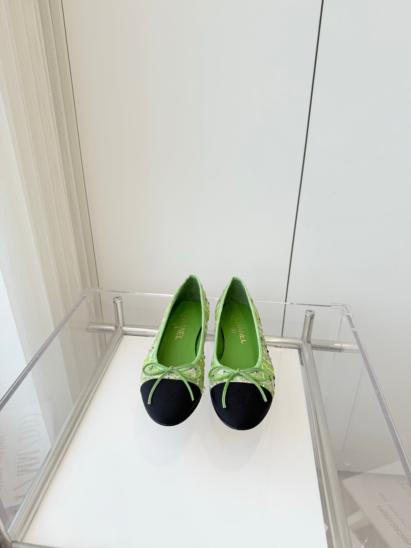 CC Ballet Flat Green Fabric 238777