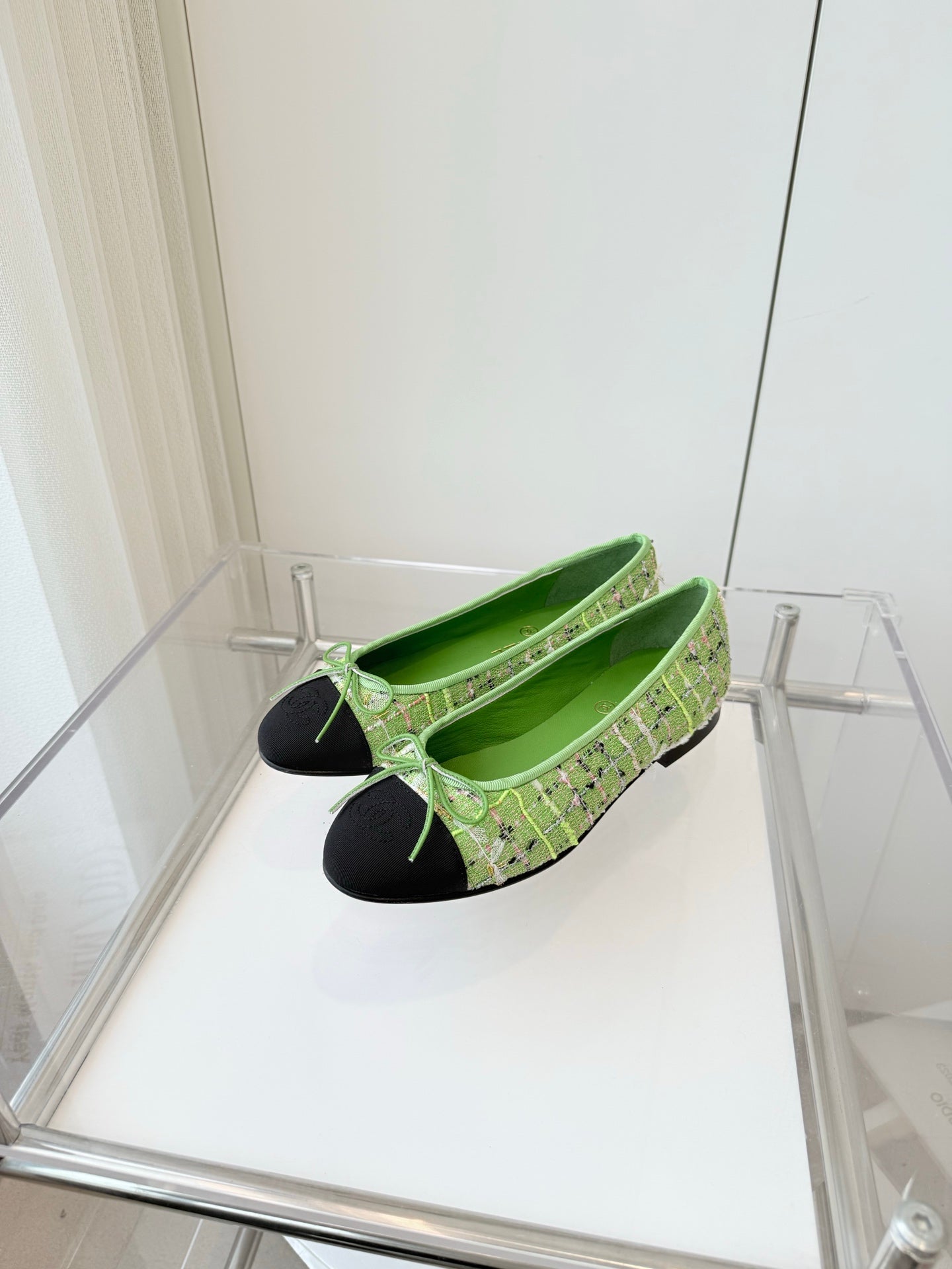 CC Ballet Flat Green Fabric 238777